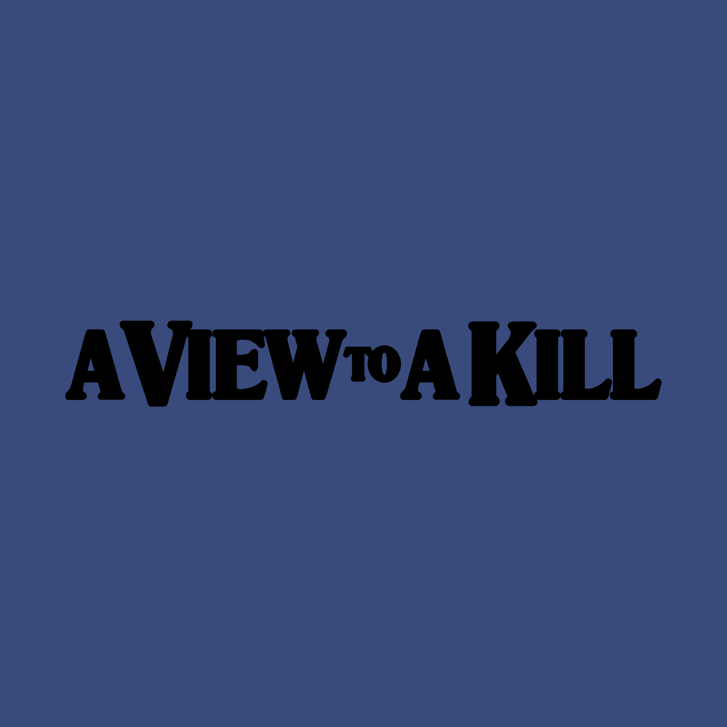 A View To A Kill Logo For Fresh Eyes Only: A View To A Kill (1985)