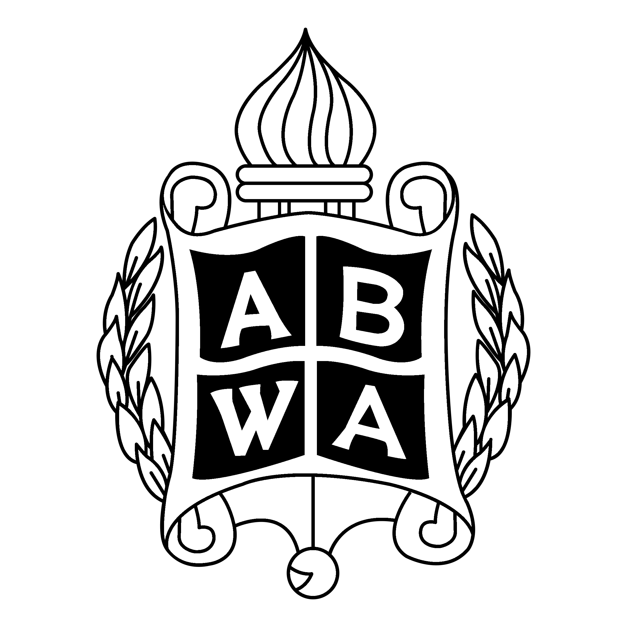 ABWA Logo black and white