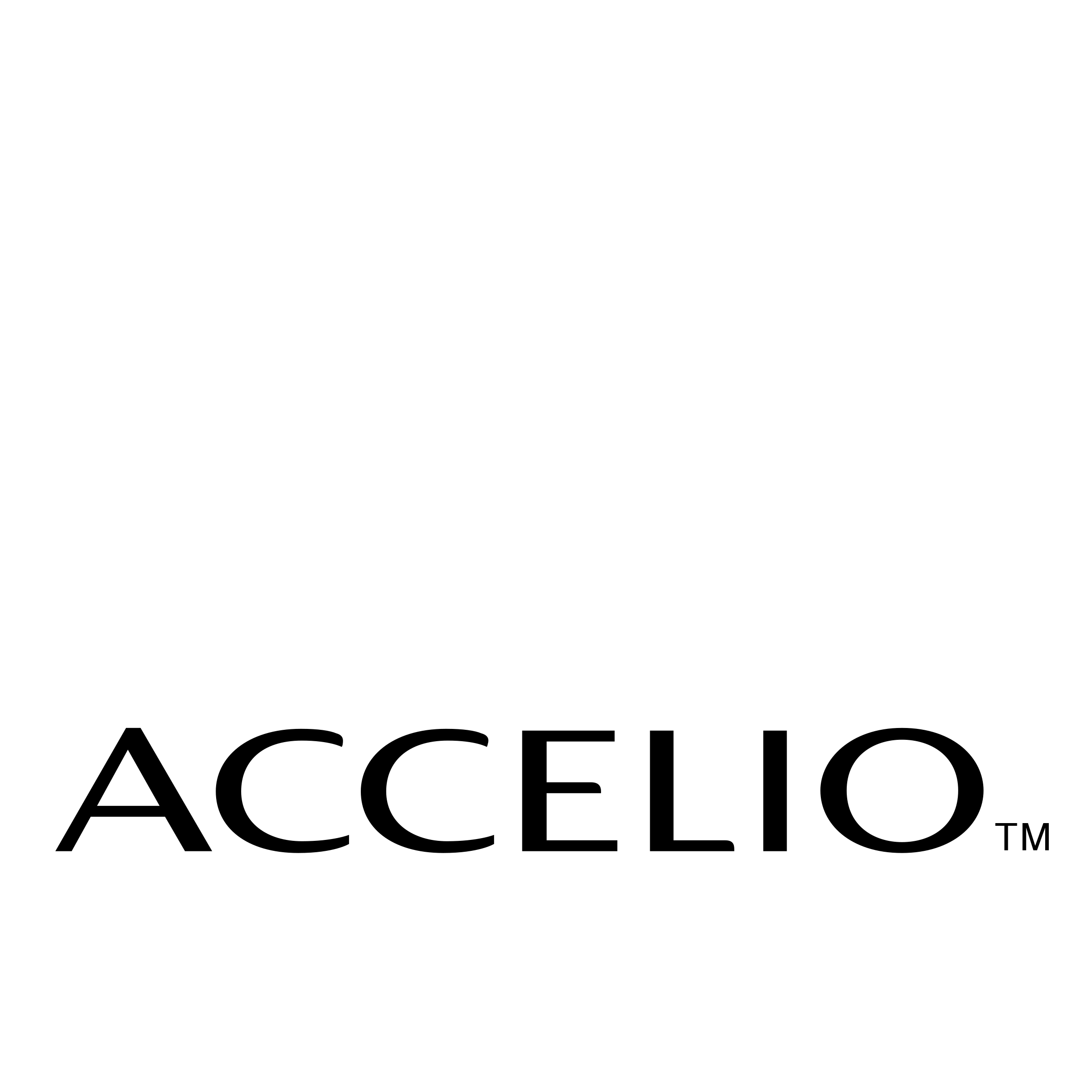 Accelio Logo black and white
