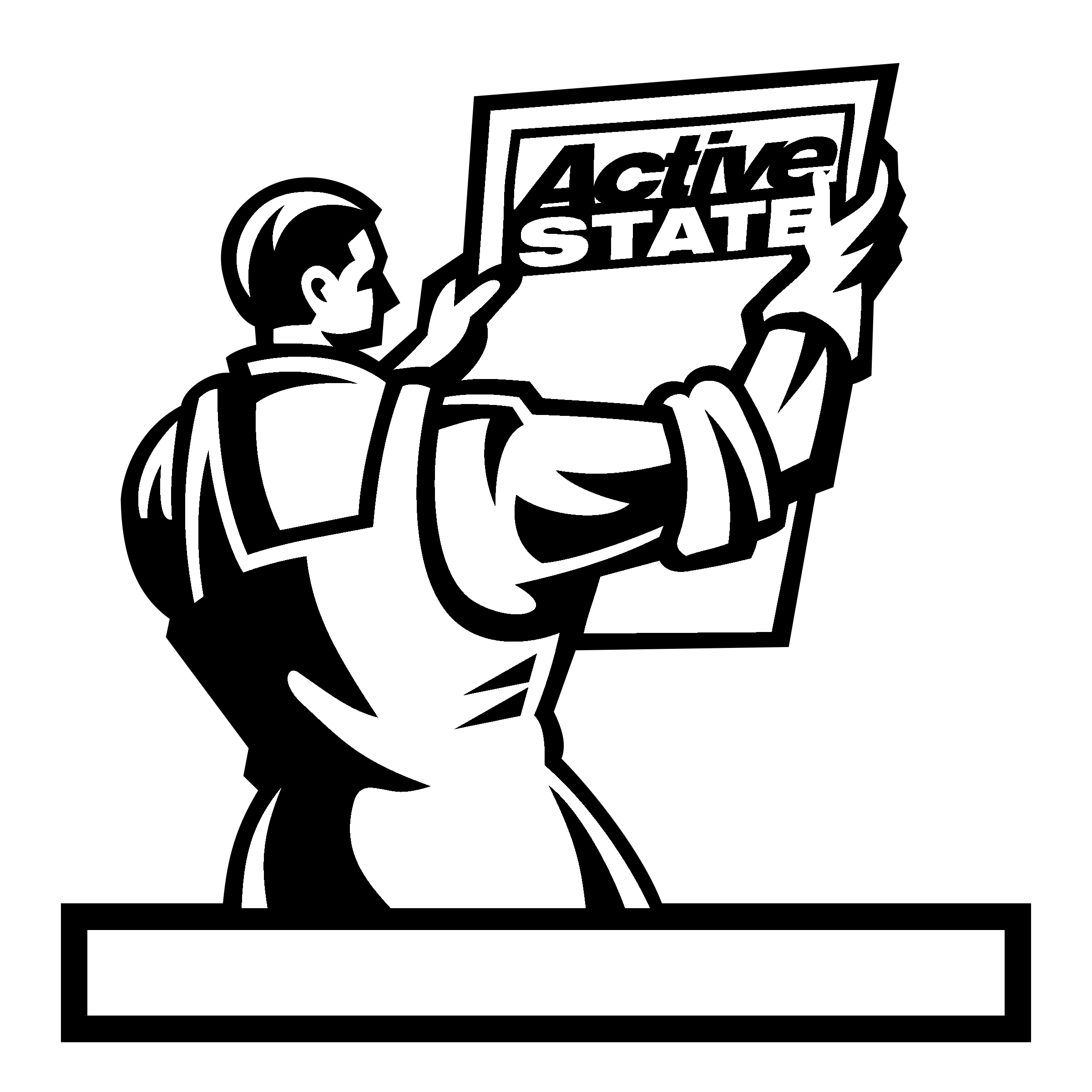 ActiveState 02 Logo black and white