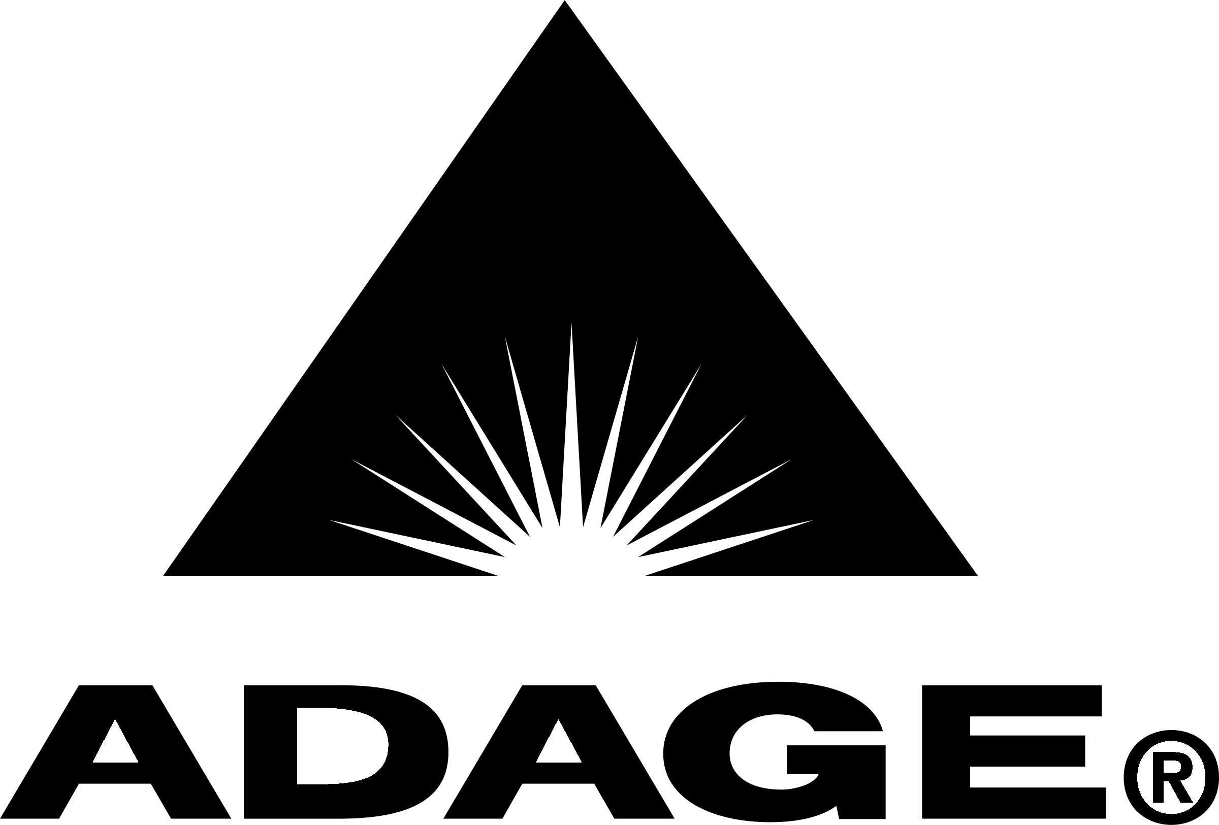 ADAGE Logo black and white