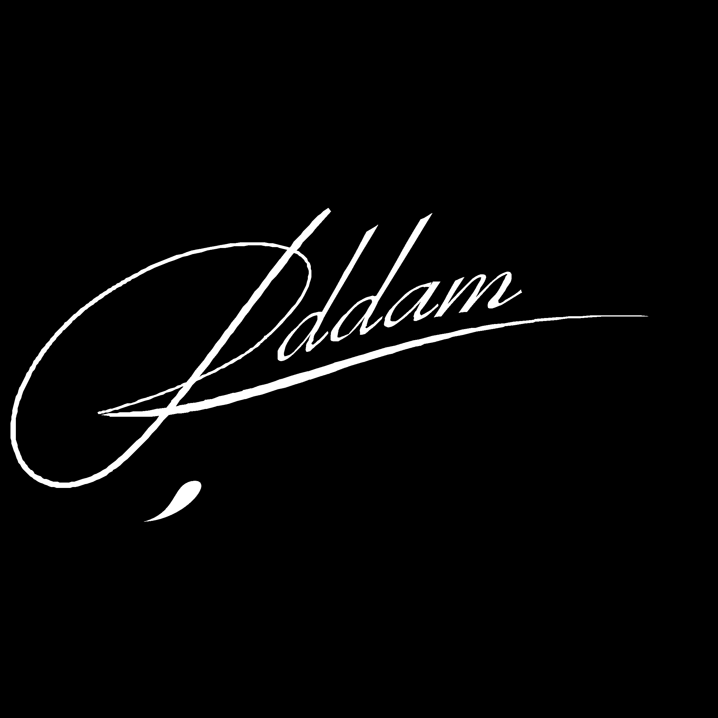 Addam Logo black and white