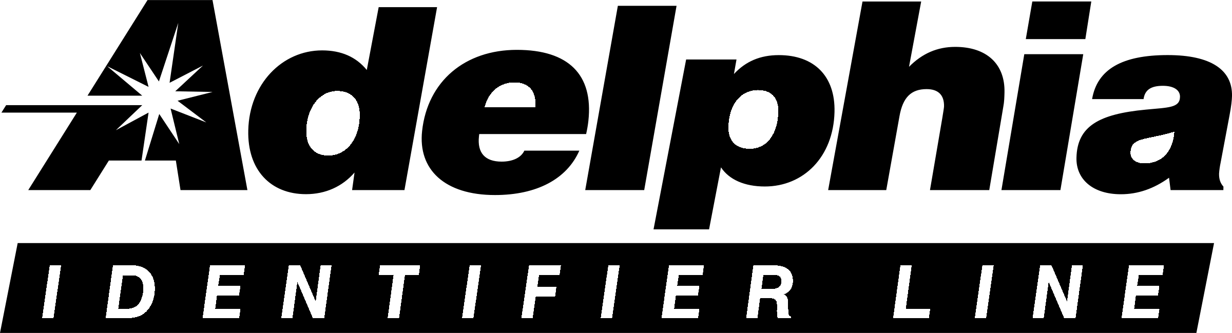 Adelphia Logo black and white