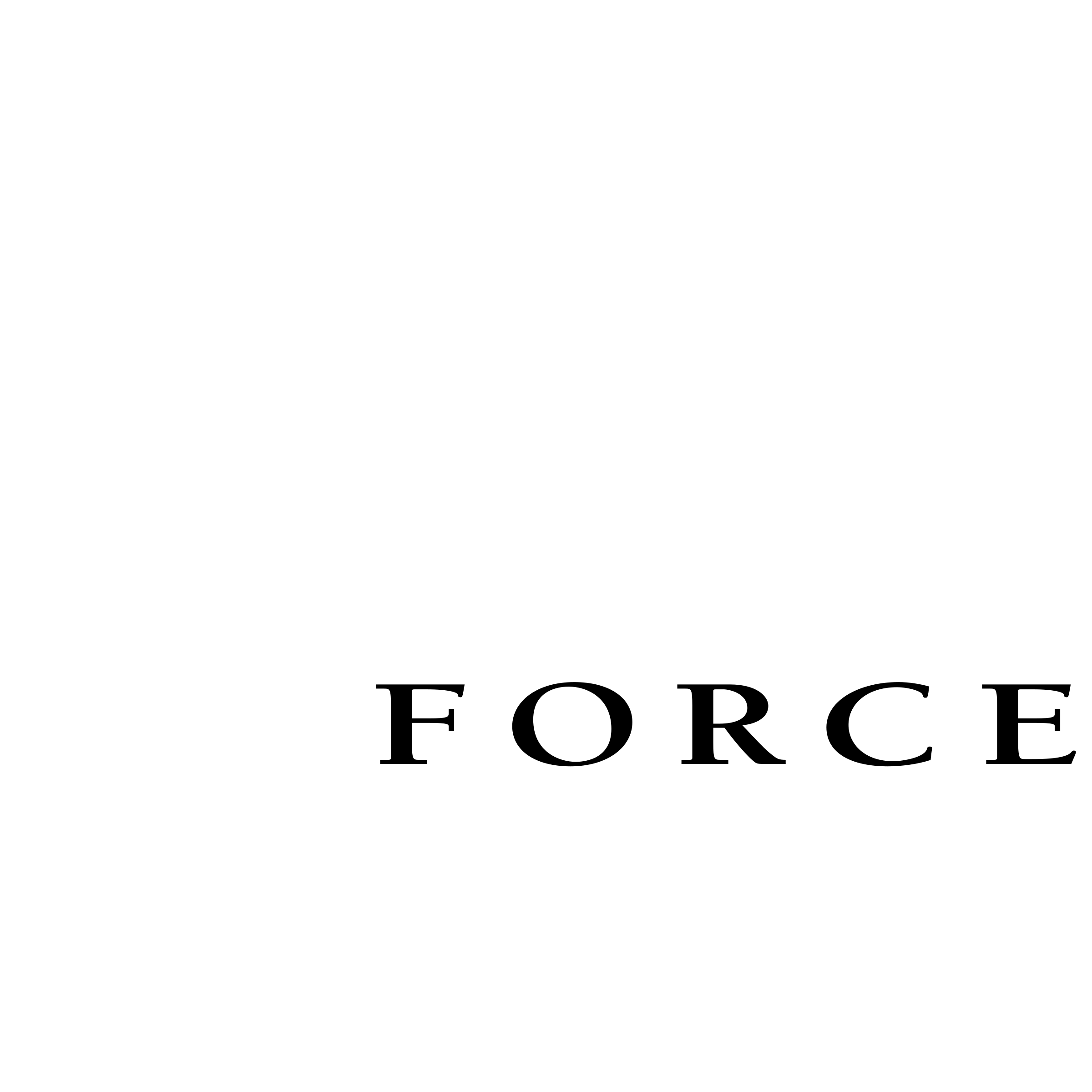 AdForce Logo black and white