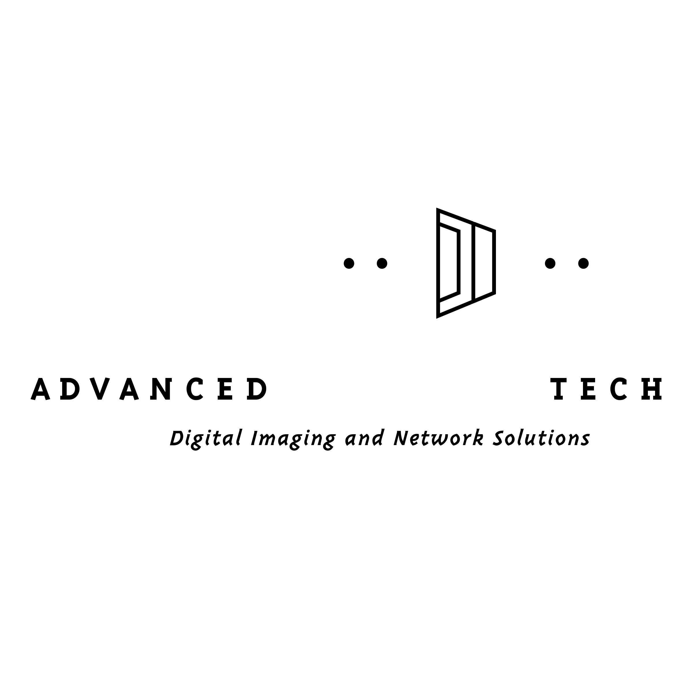 Advanced Business Tech Logo black and white
