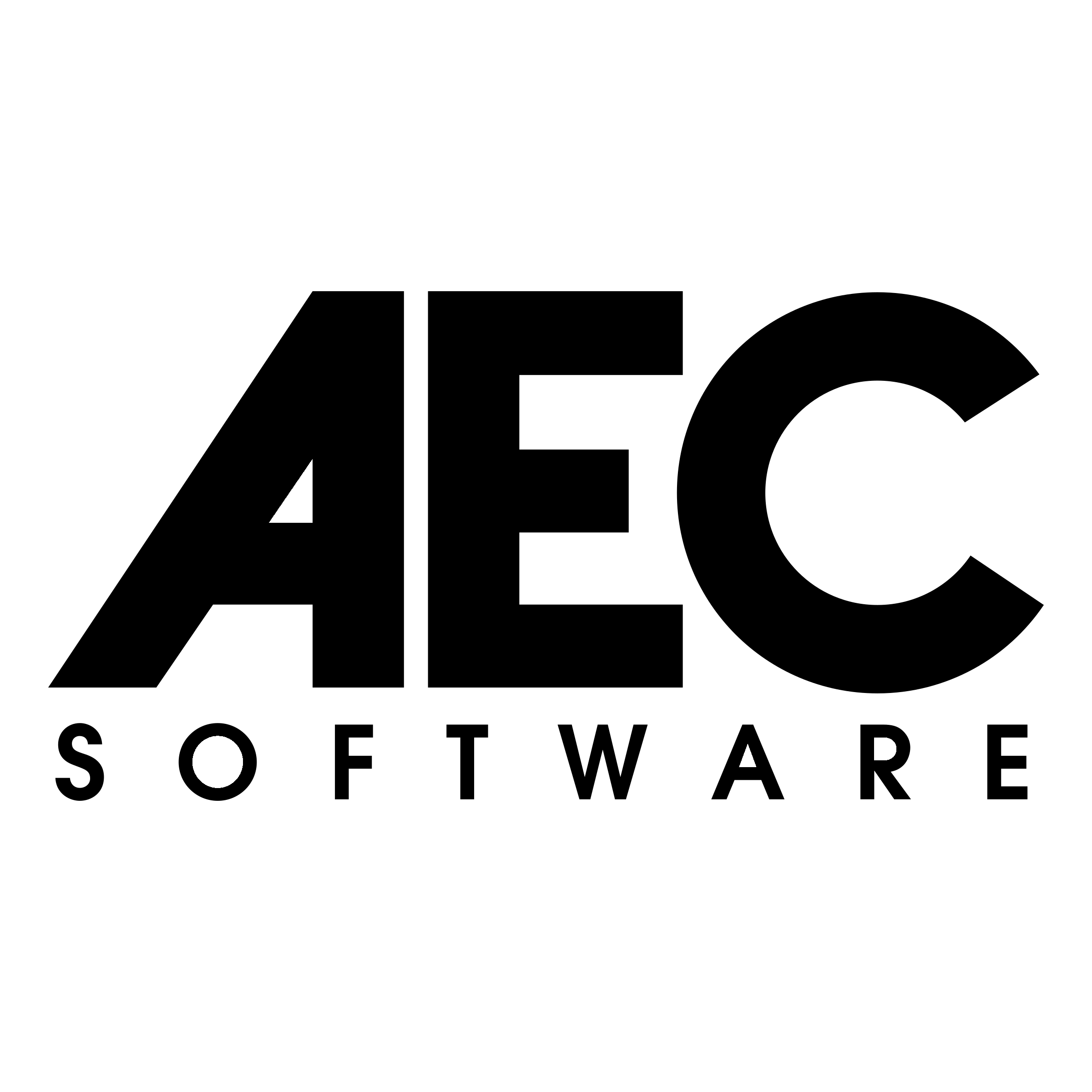 AEC Software 01 Logo black and white