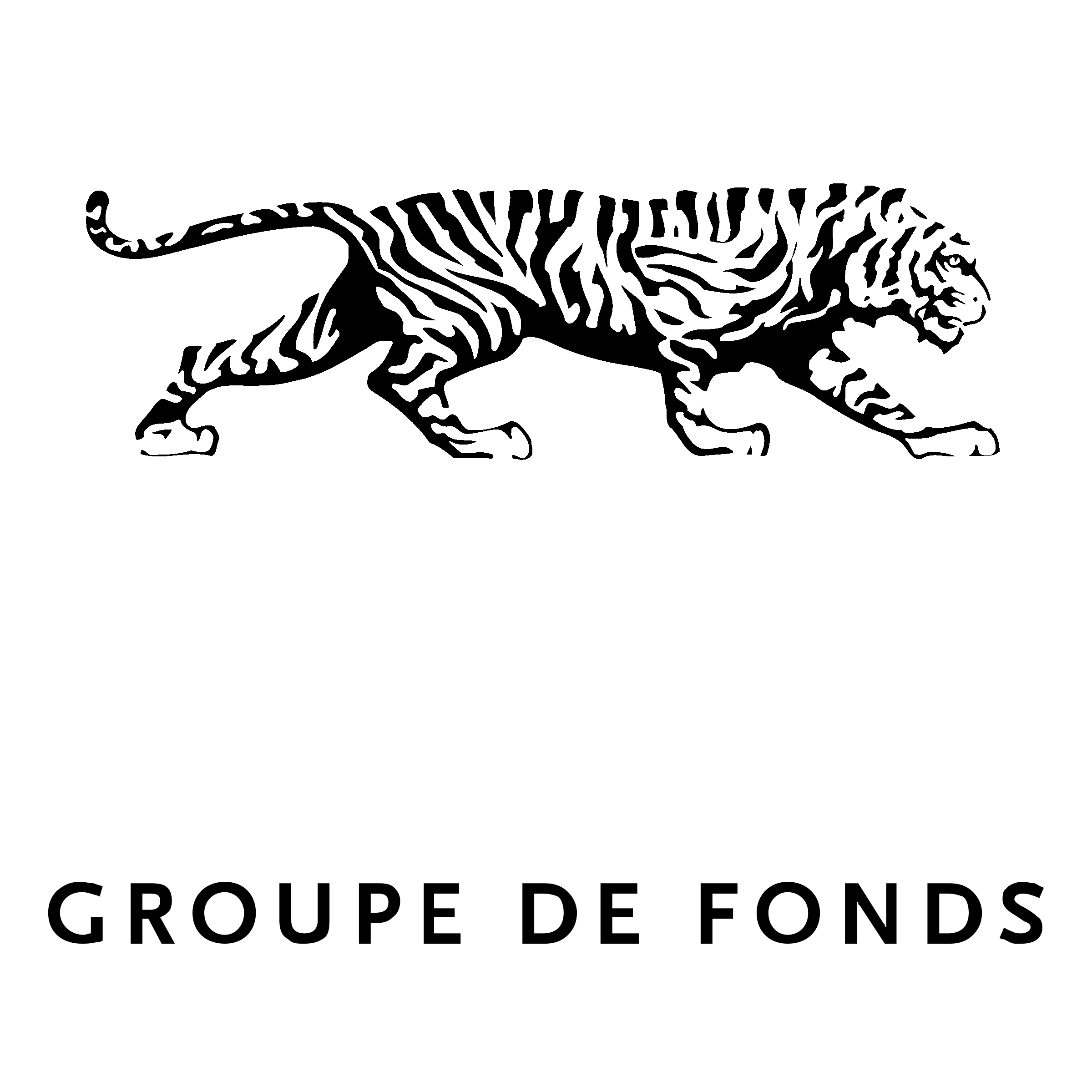 AGF Groupe de Fonds Logo black and white