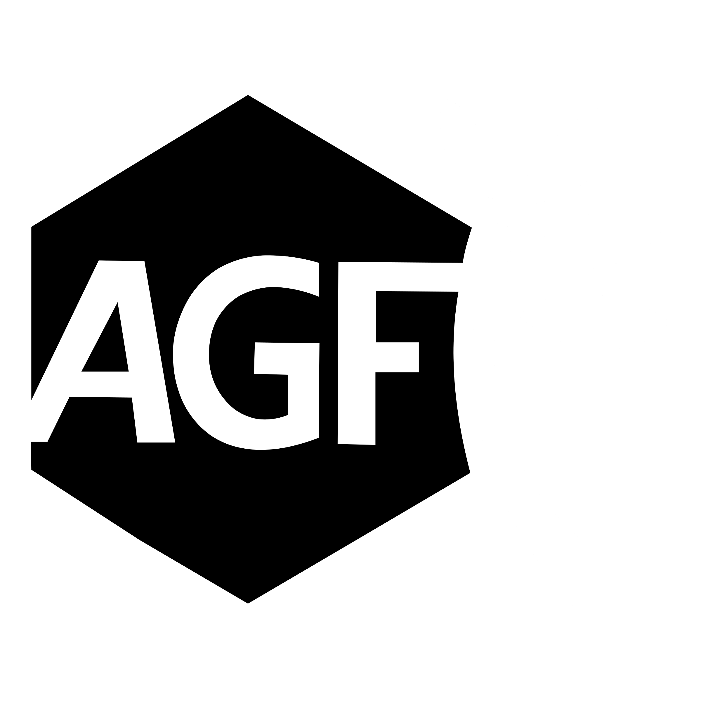 AGF Logo black and white