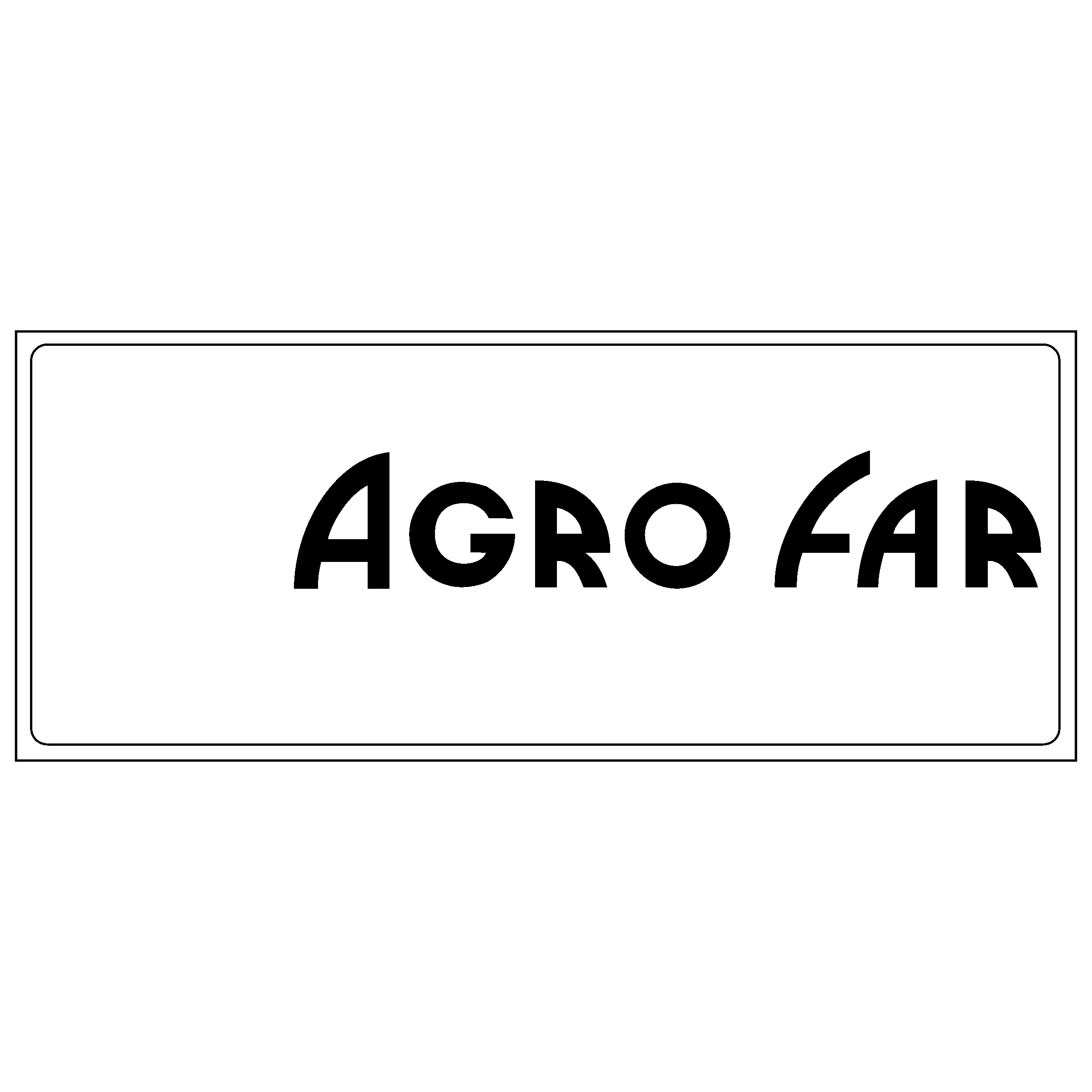 Agro Far 01 Logo black and white