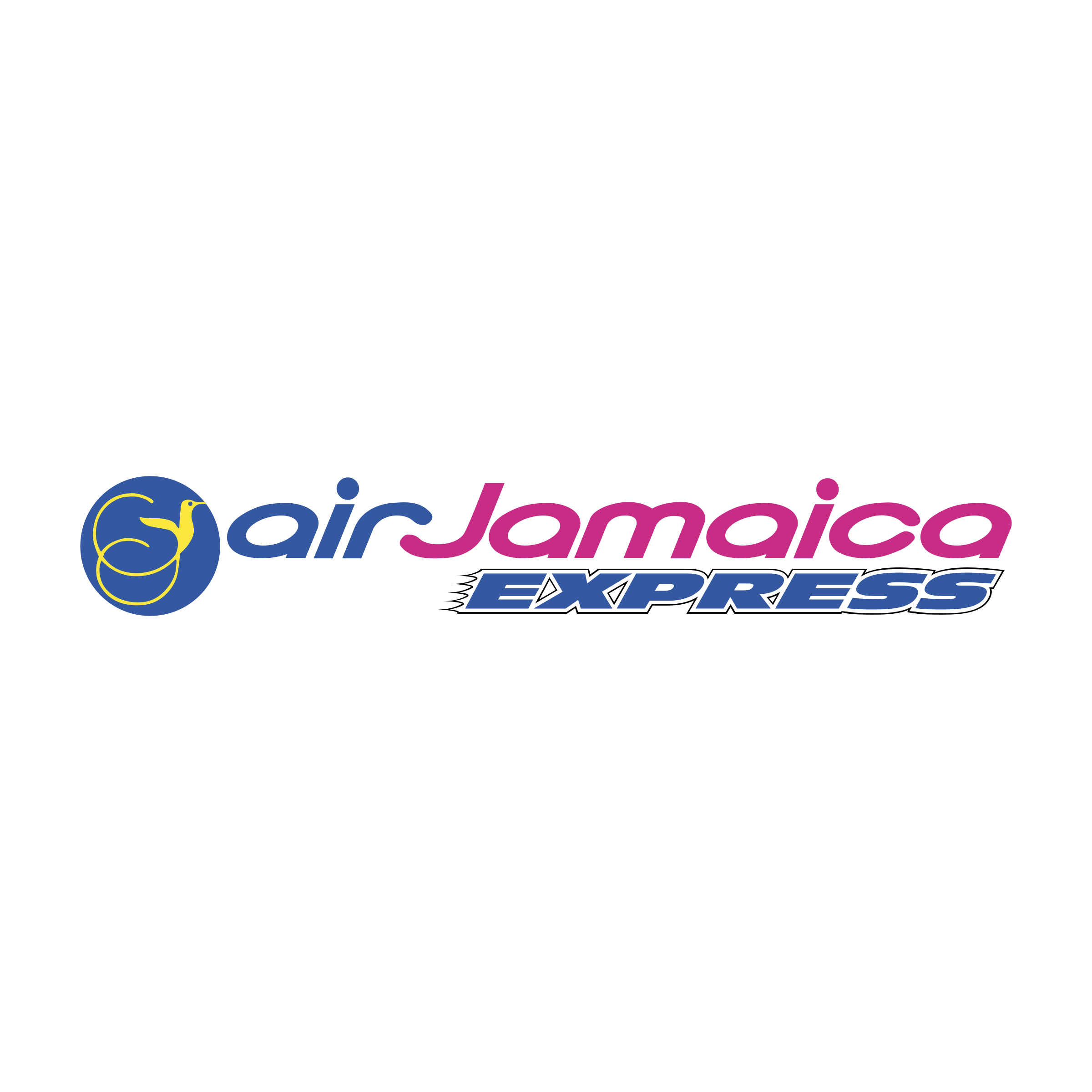 Air Jamaica Express Logo PNG Transparent & SVG Vector Freebie Supply