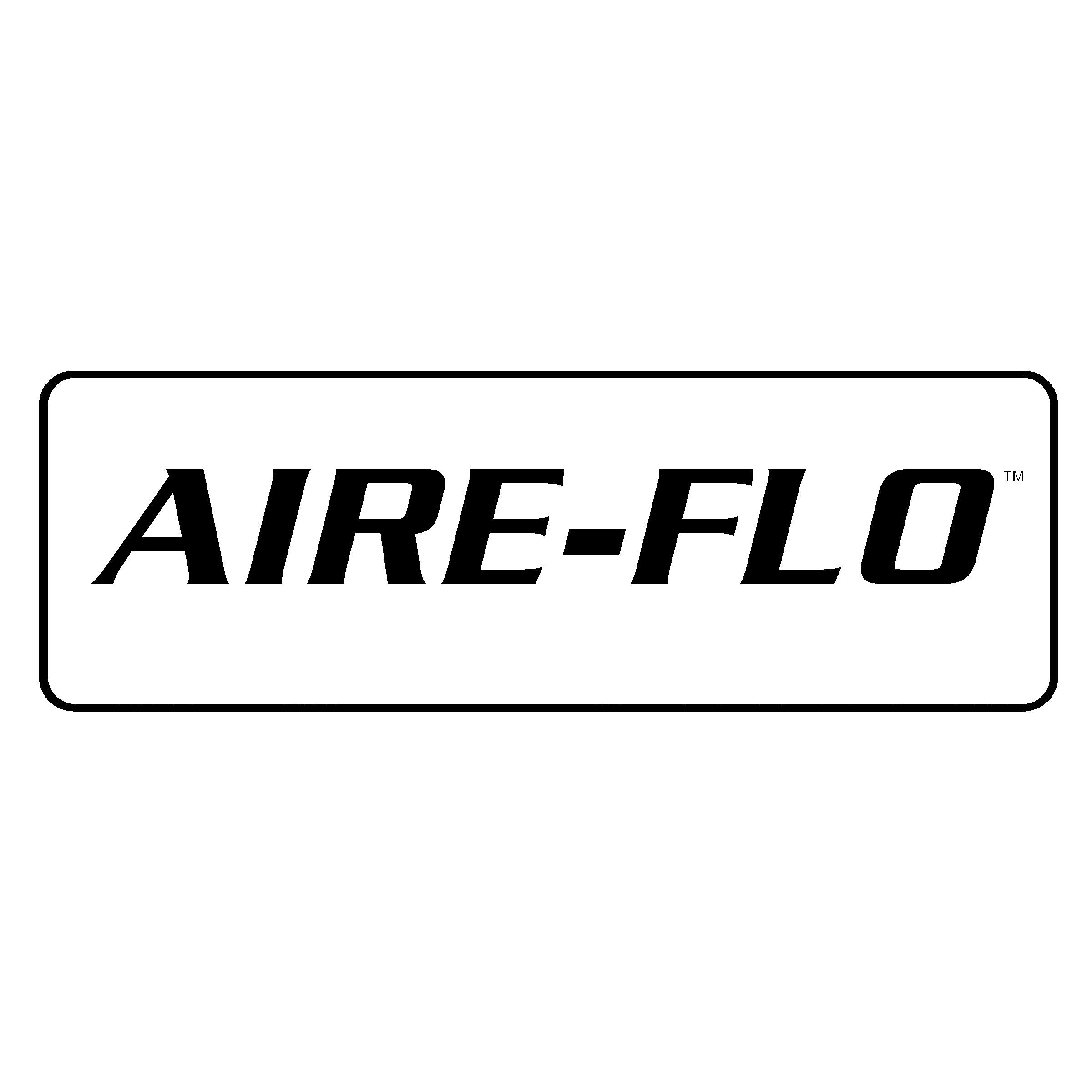 Aire Flo 01 Logo black and white