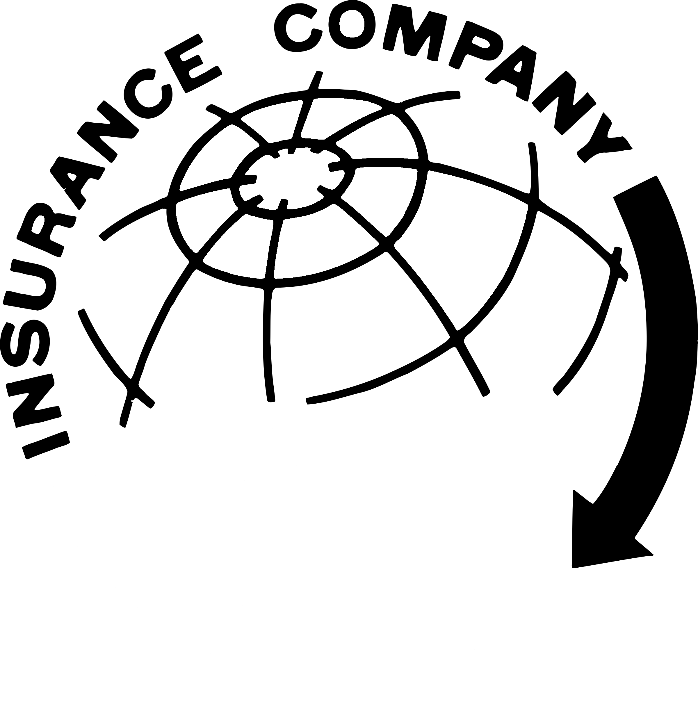AIU Logo black and white