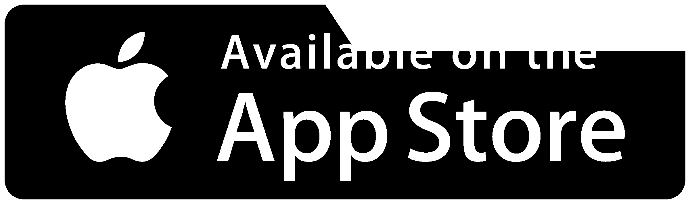 Aivalable on the App Store Logo black and white