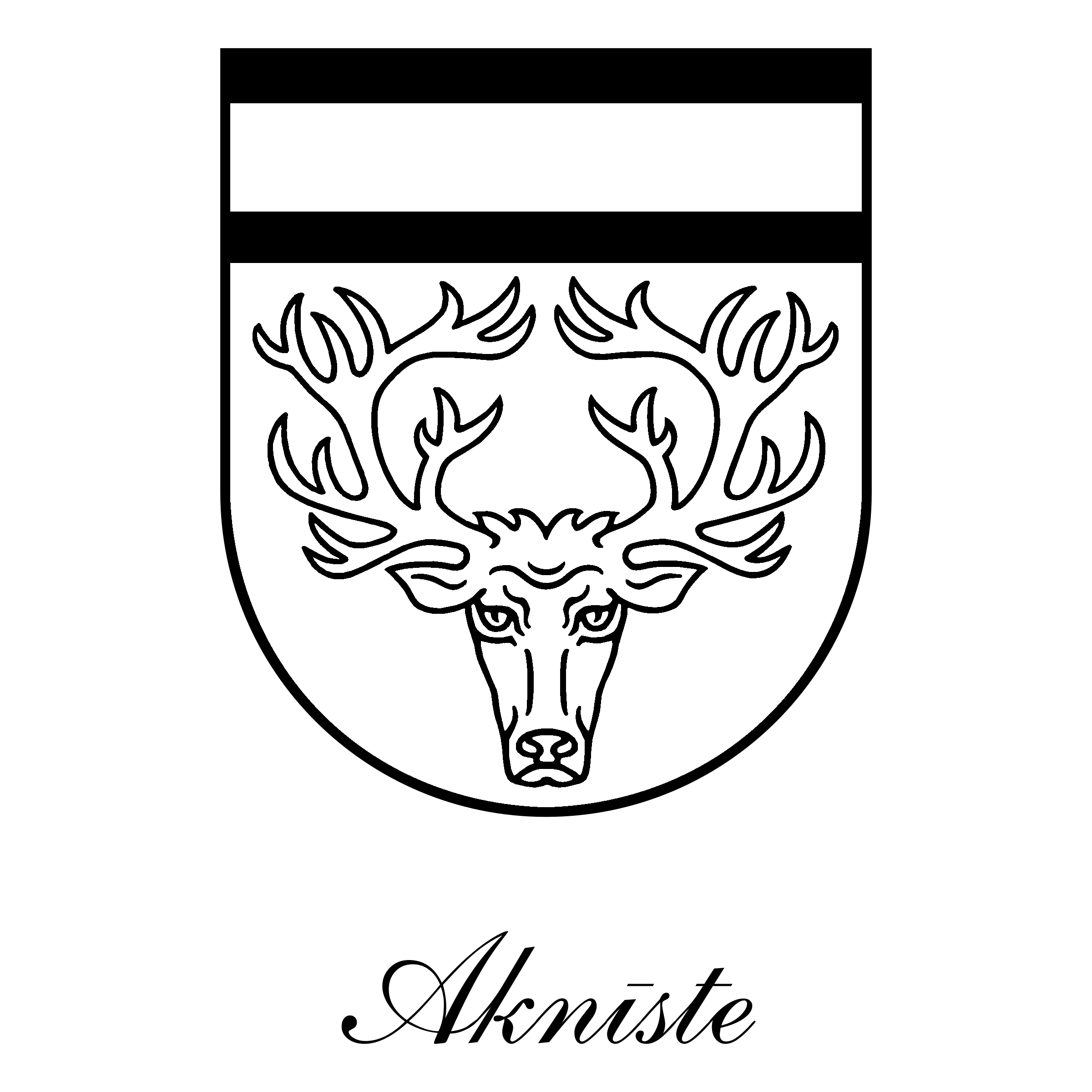 Akniste 02 Logo black and white