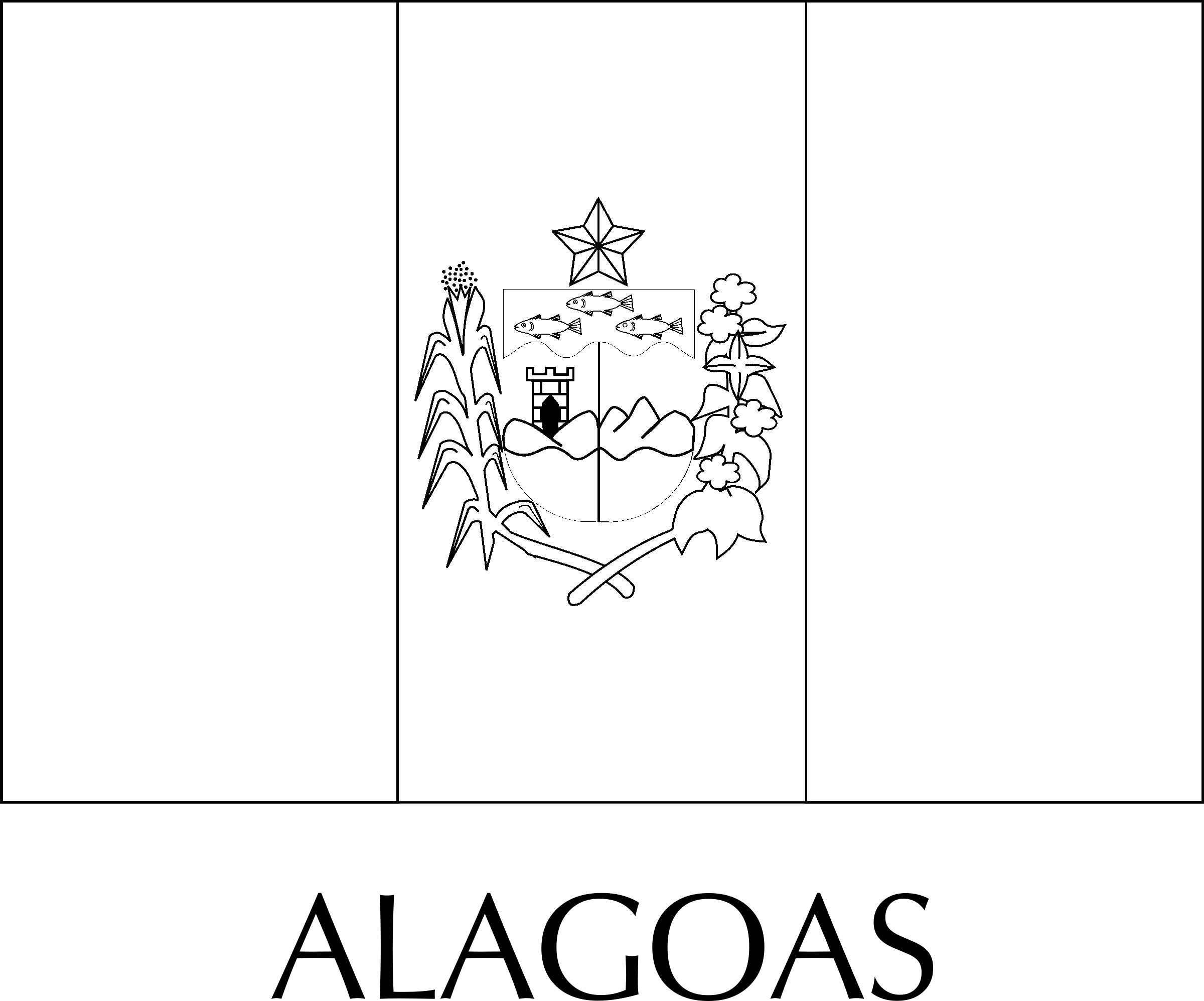 Alagoas Logo black and white