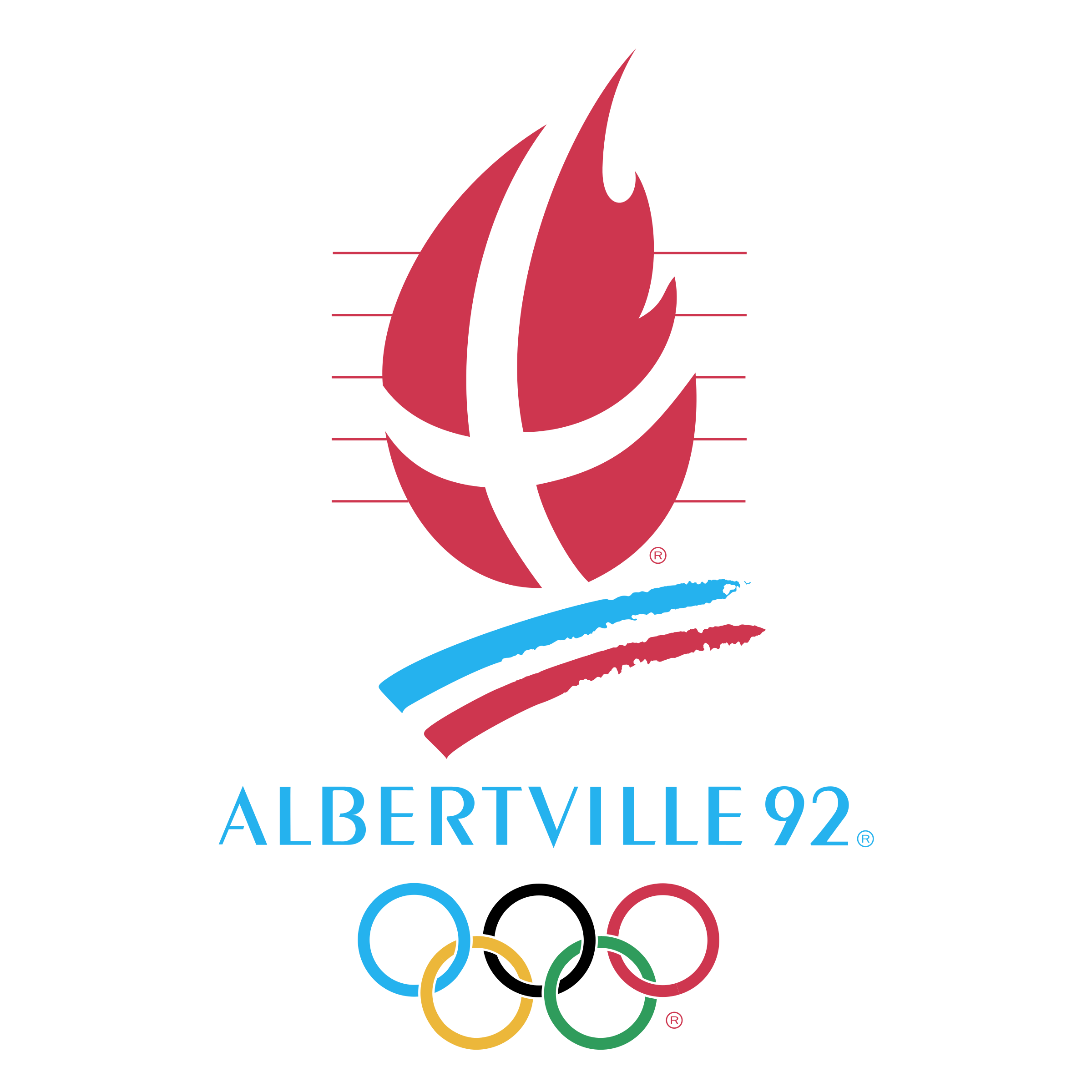 Albertville 1992 01 Logo PNG Transparent & SVG Vector Freebie Supply