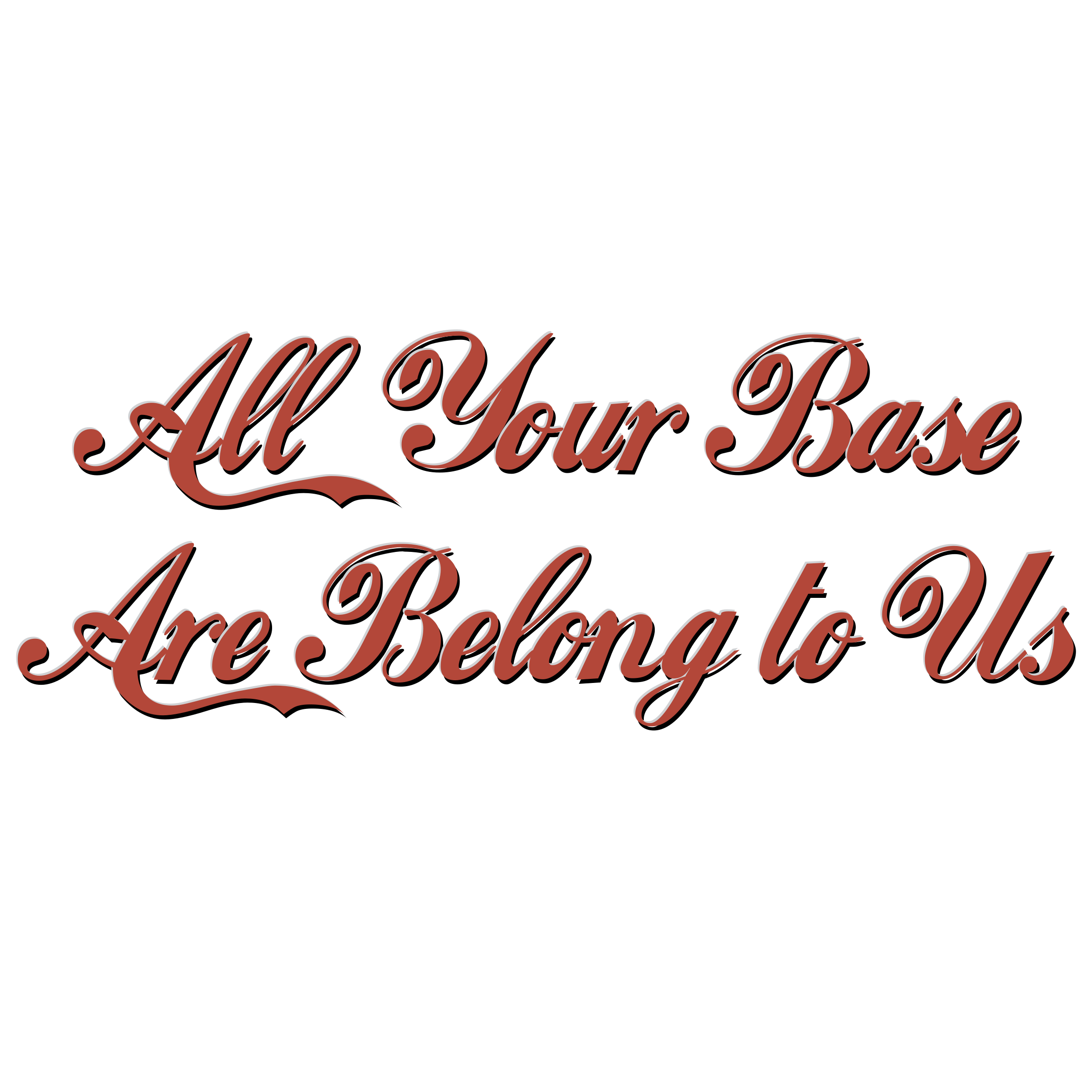 All Your Base Are Belong to Us 01 Logo png transparent