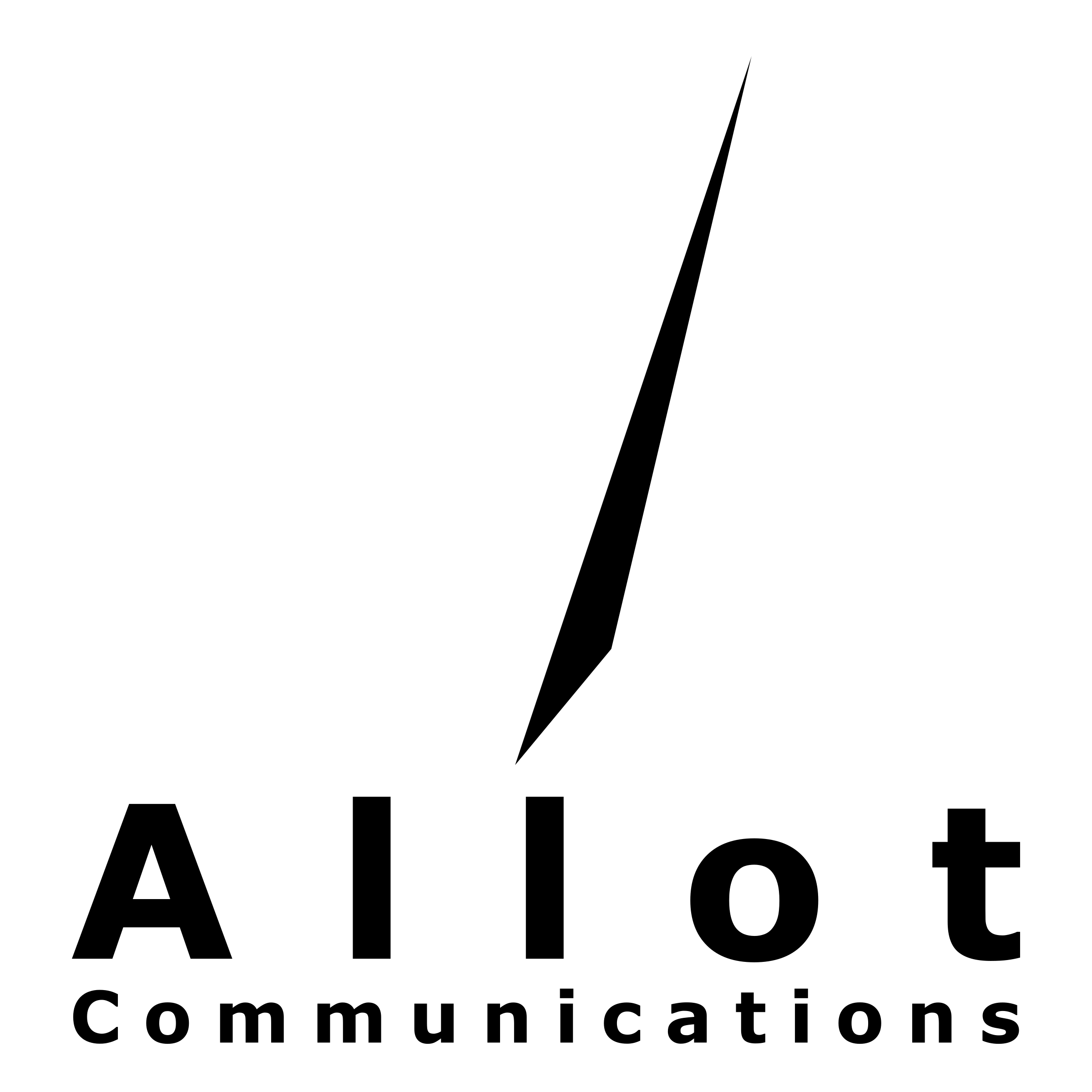 Allot Communications Logo black and white