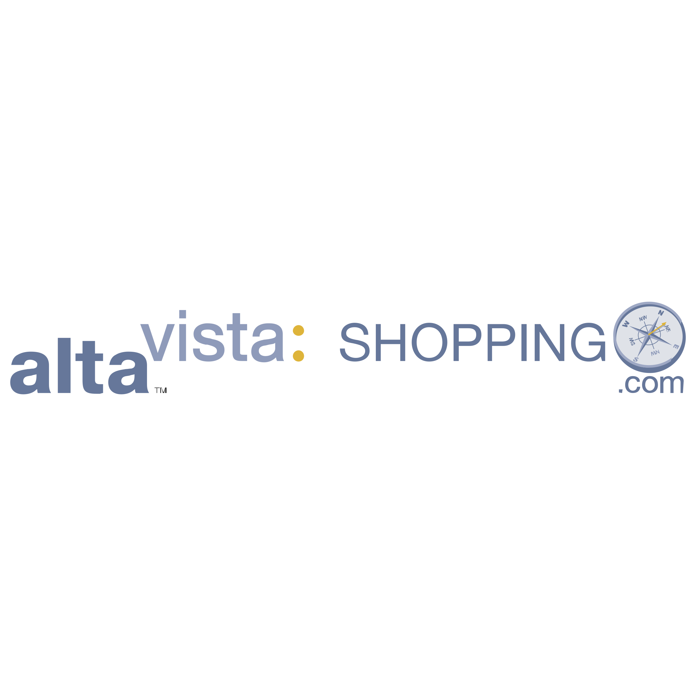 AltaVista Shopping Logo PNG Transparent & SVG Vector Freebie Supply