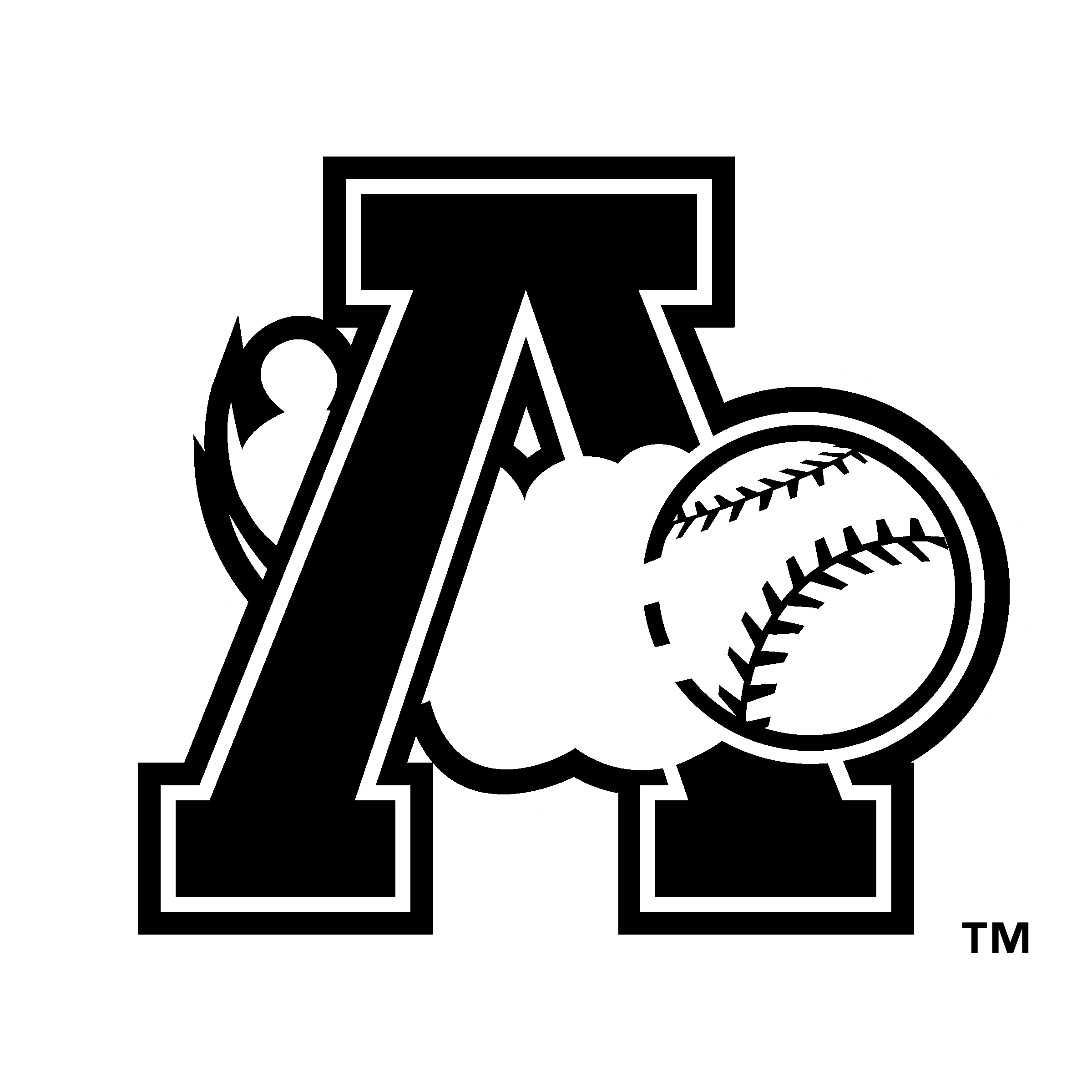 Altoona Curve 03 Logo black and white
