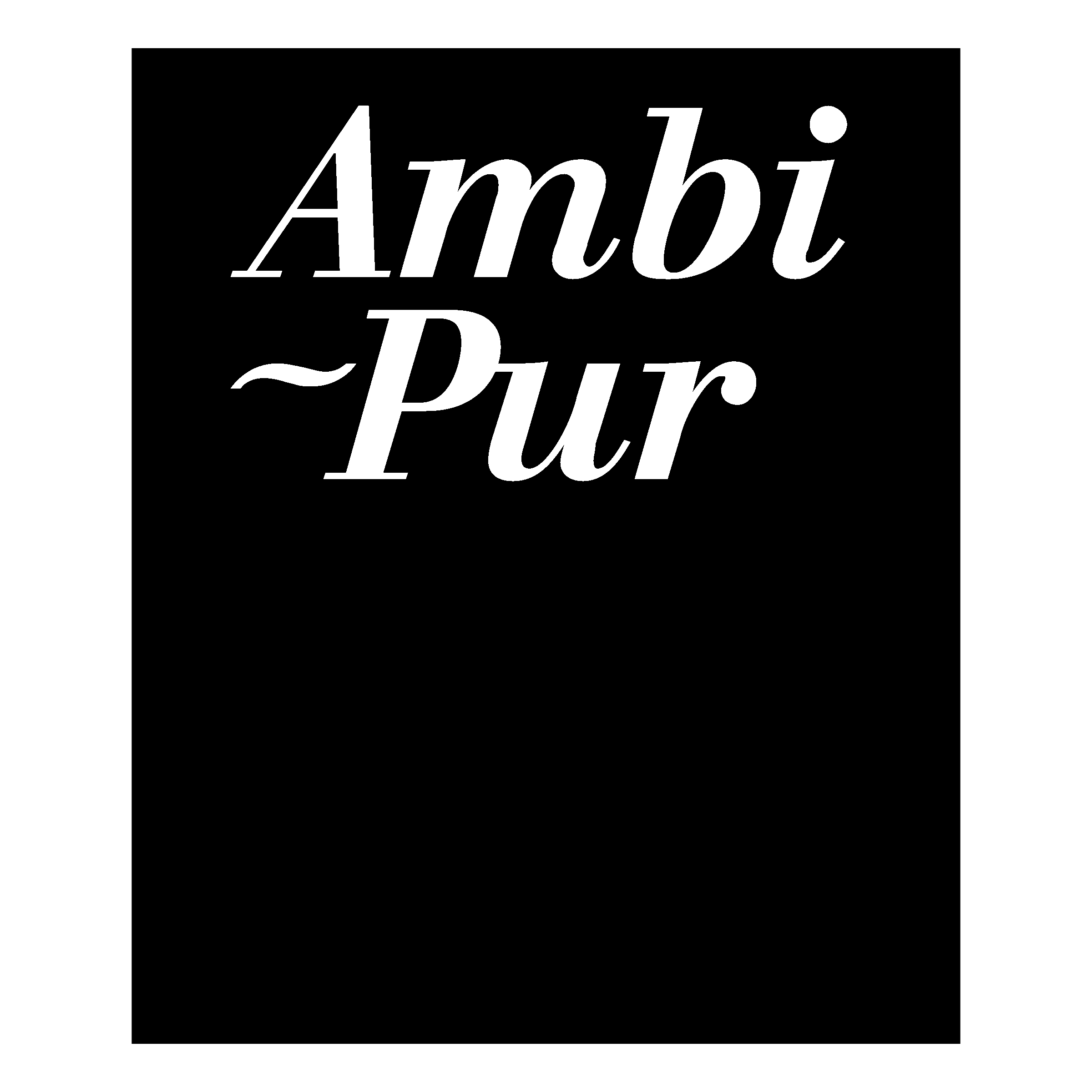 Ambi Pur Logo black and white