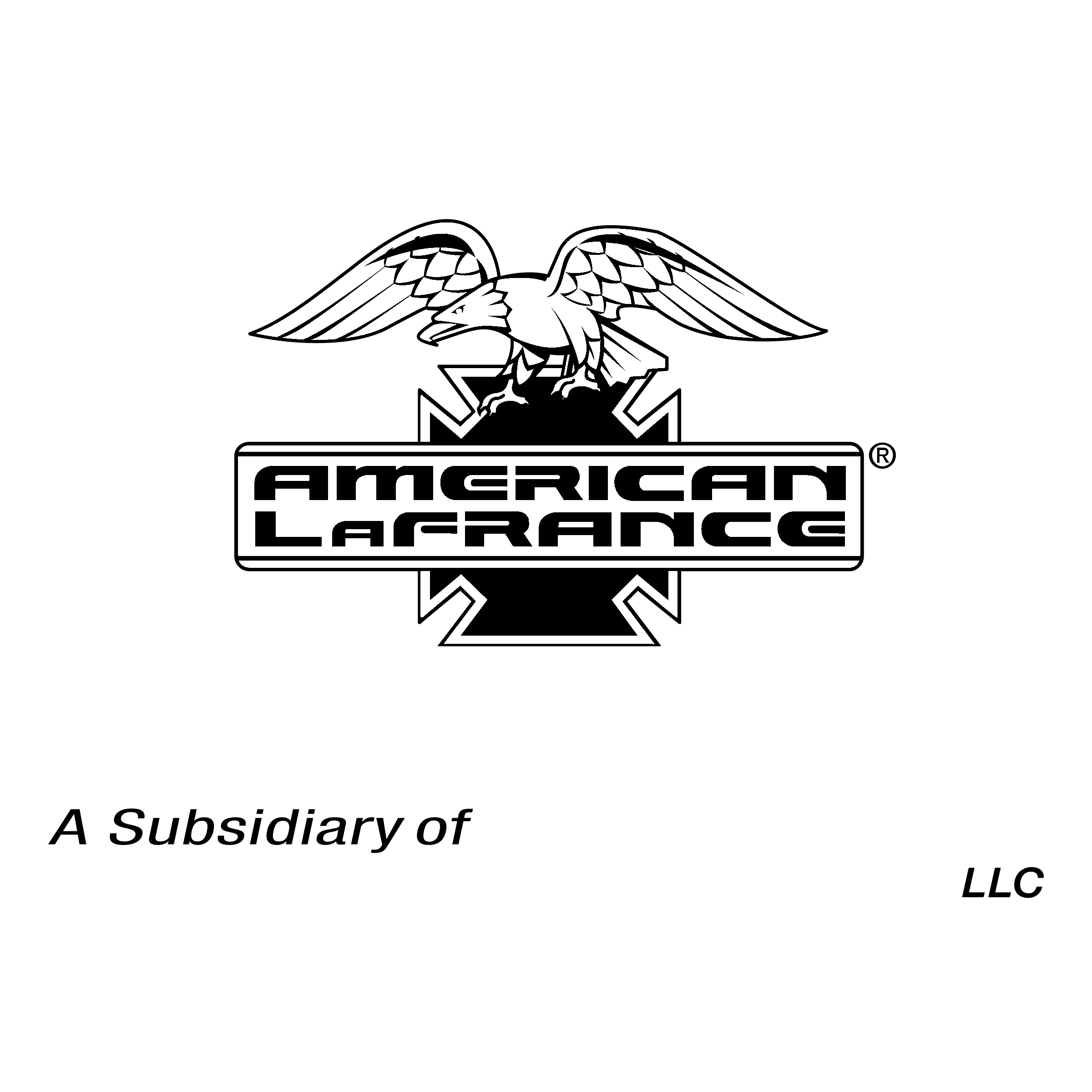 American LaFrance 02 Logo black and white