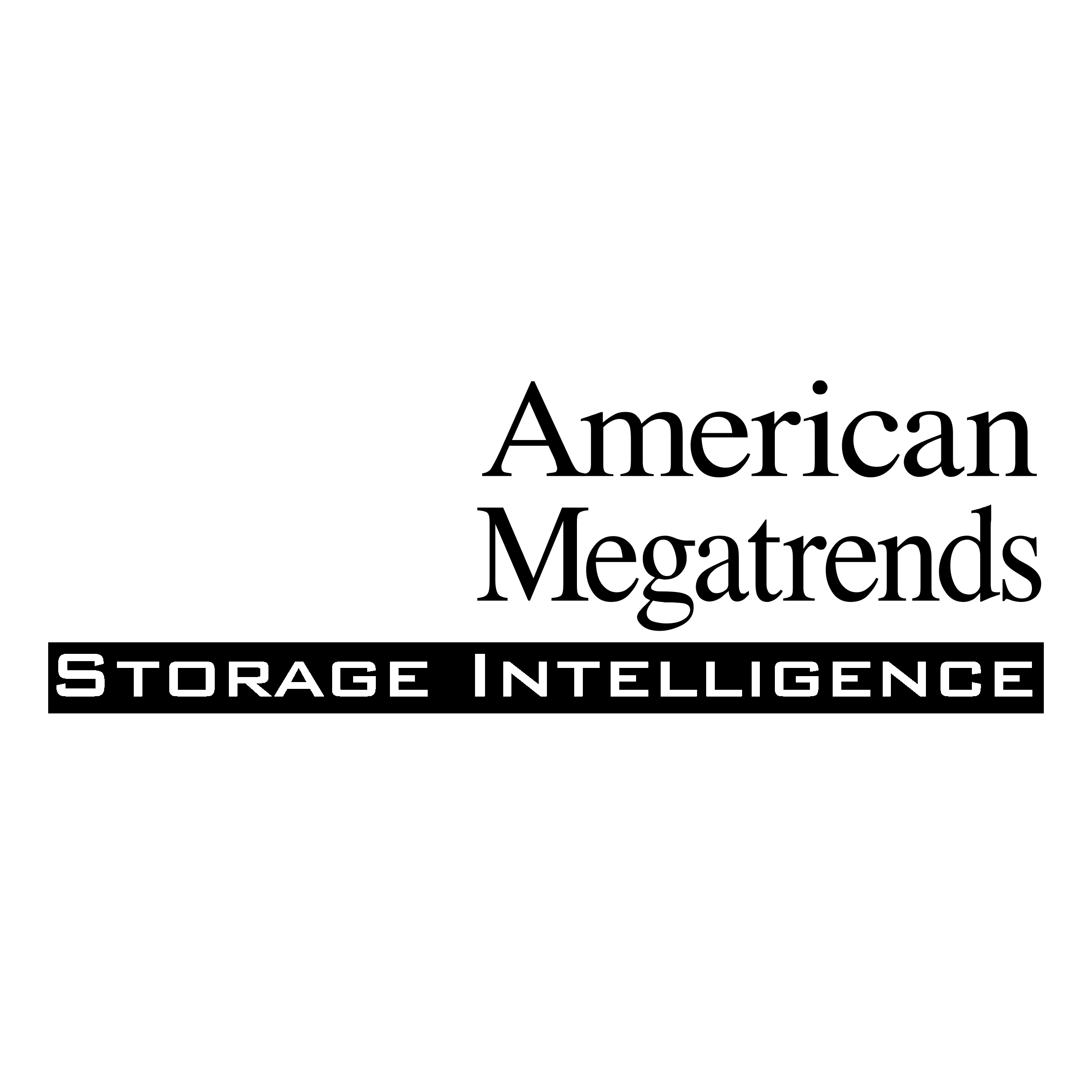 American Megatrends Logo black and white