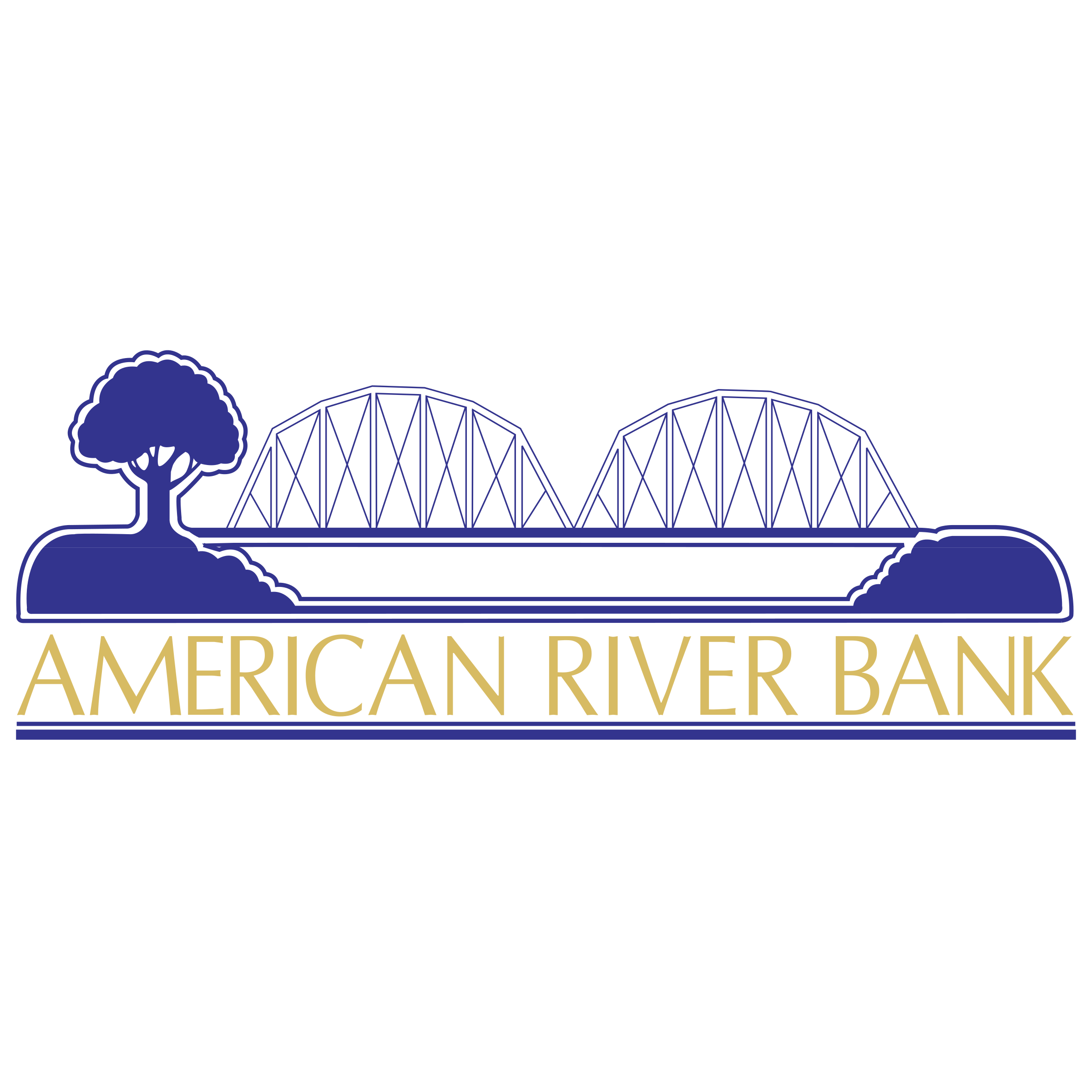 American River Bank Logo PNG Transparent & SVG Vector Freebie Supply