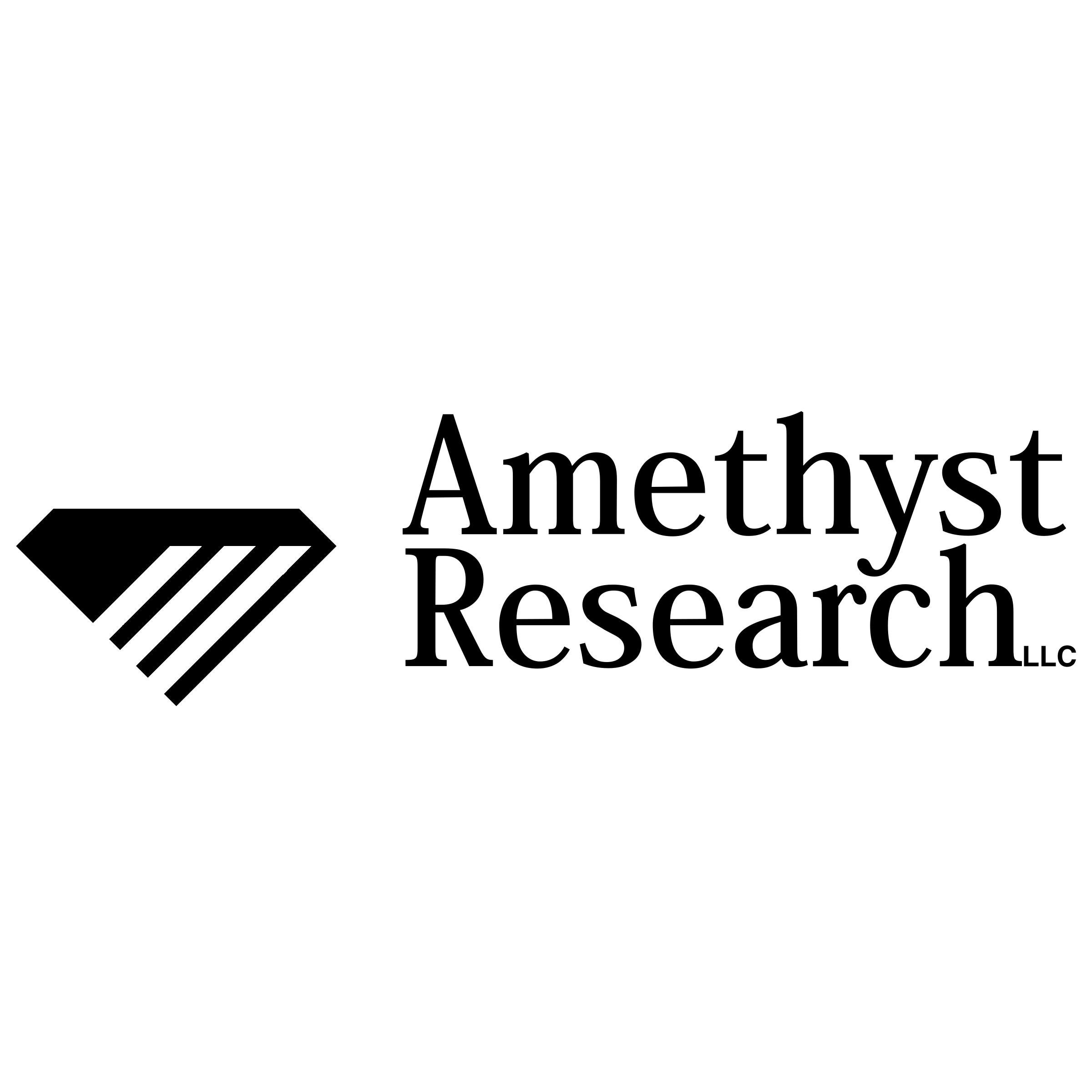 Amethyst Research Logo black and white