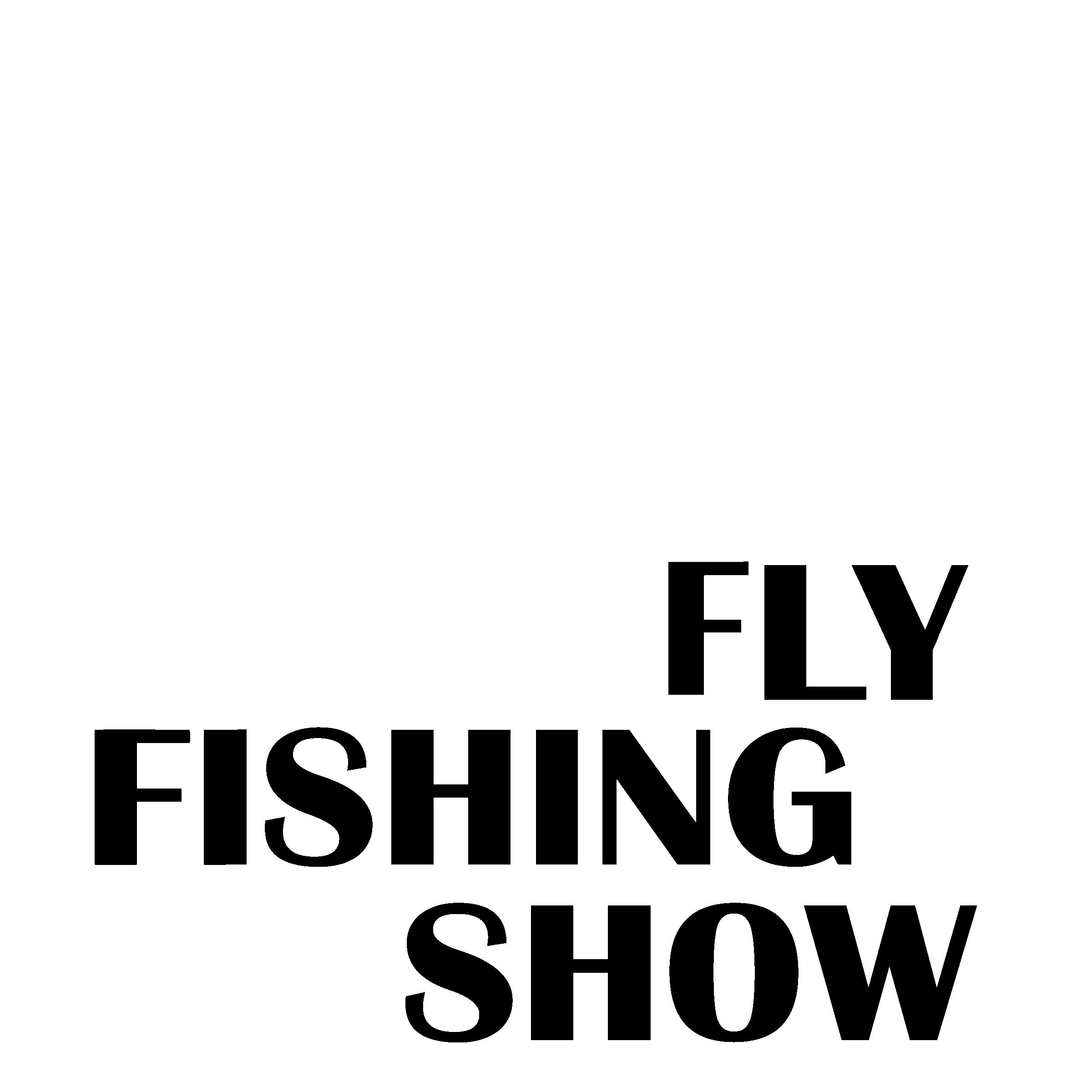 Angler Messe & Fly Fishing Show 01 Logo black and white