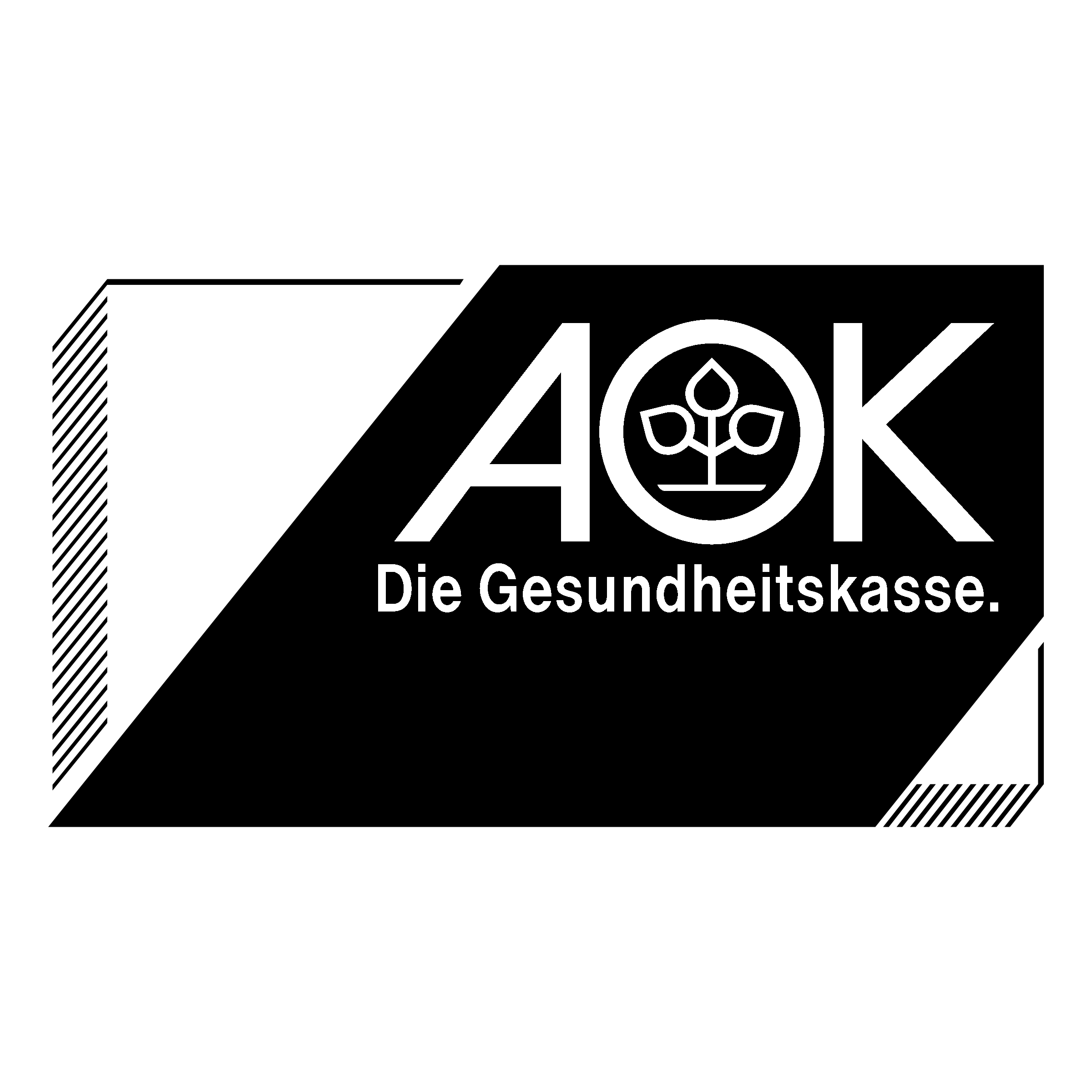 AOK Logo black and white