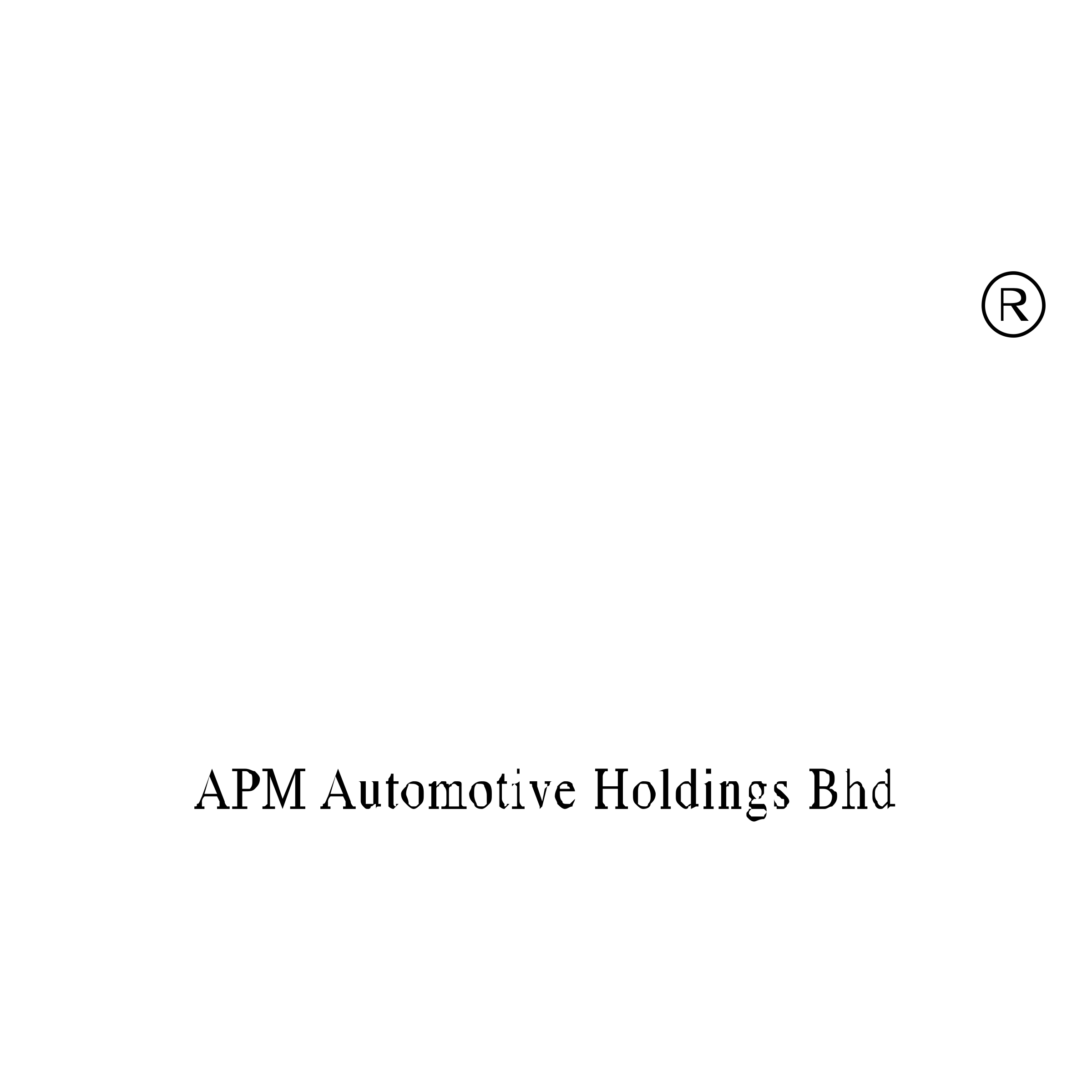 APM Automotive Logo black and white