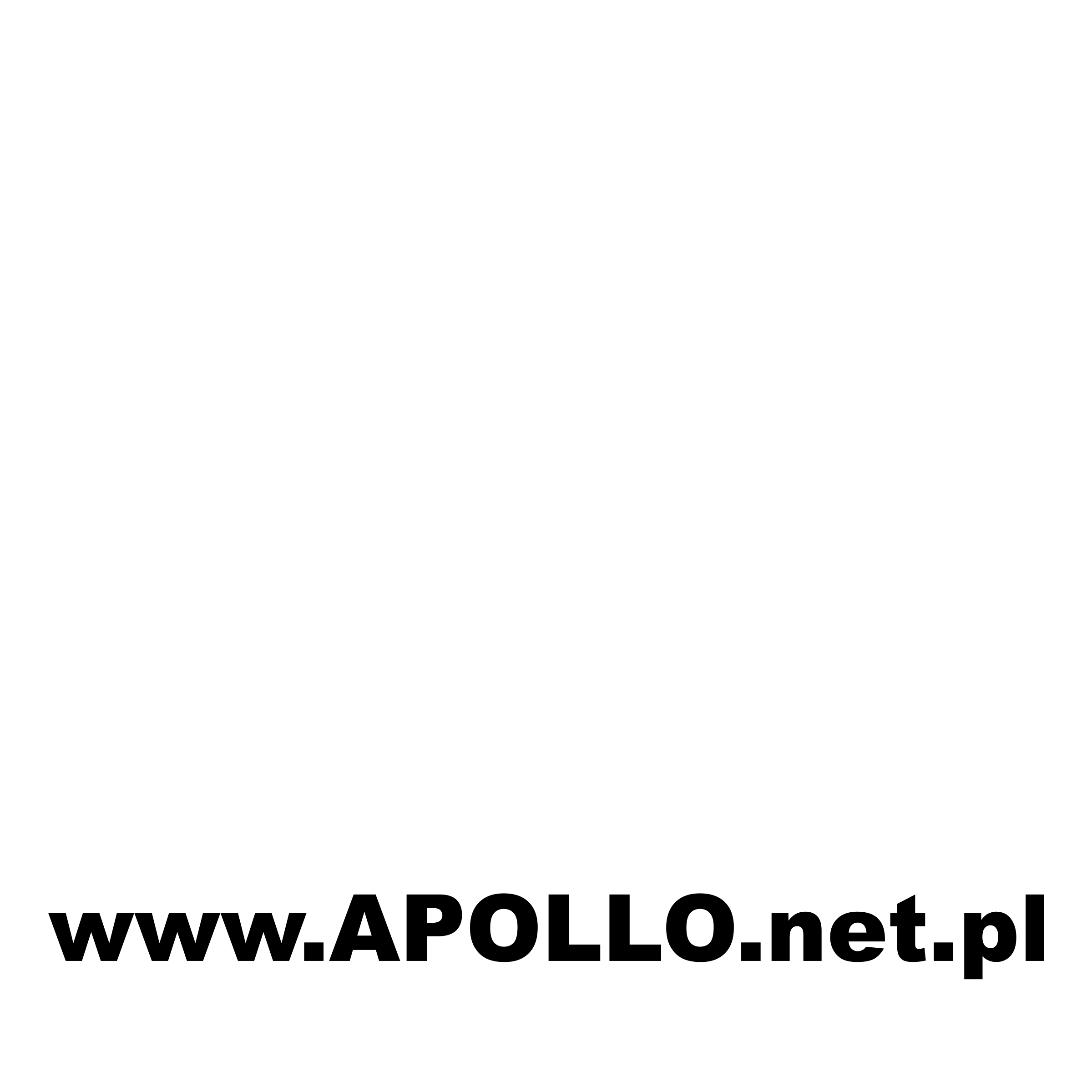 Apollo 06 Logo black and white