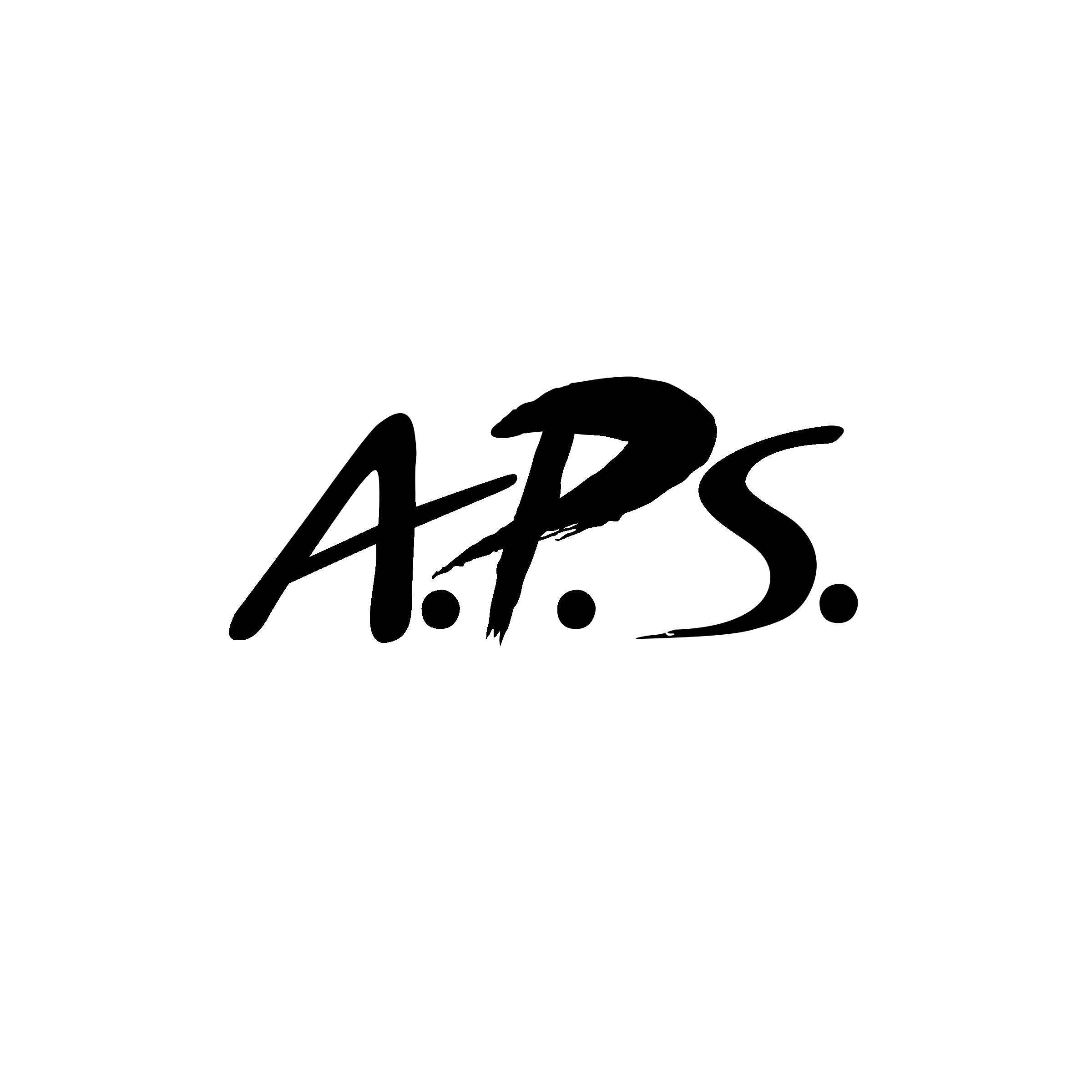 APS Logo black and white