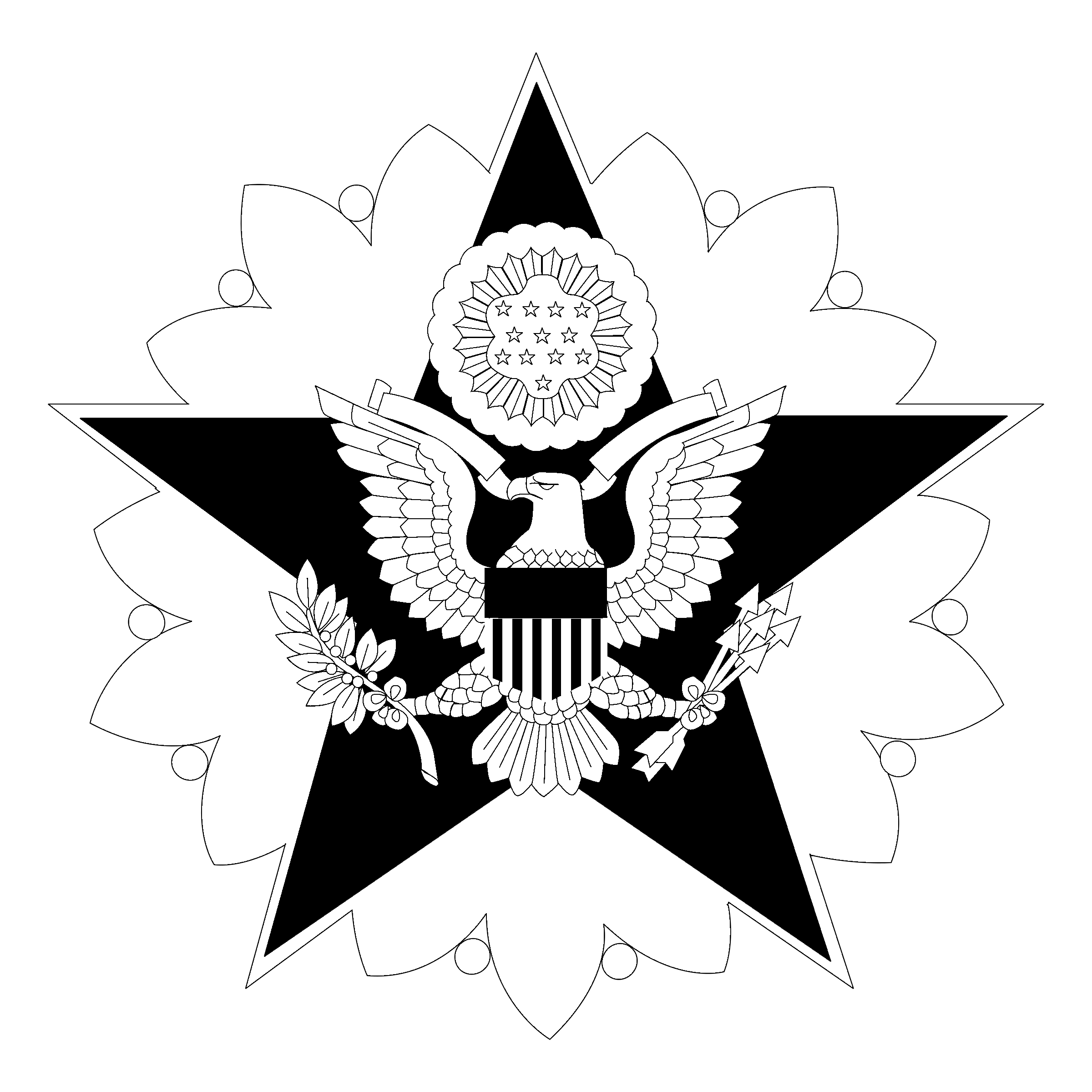 Armstaf Logo black and white