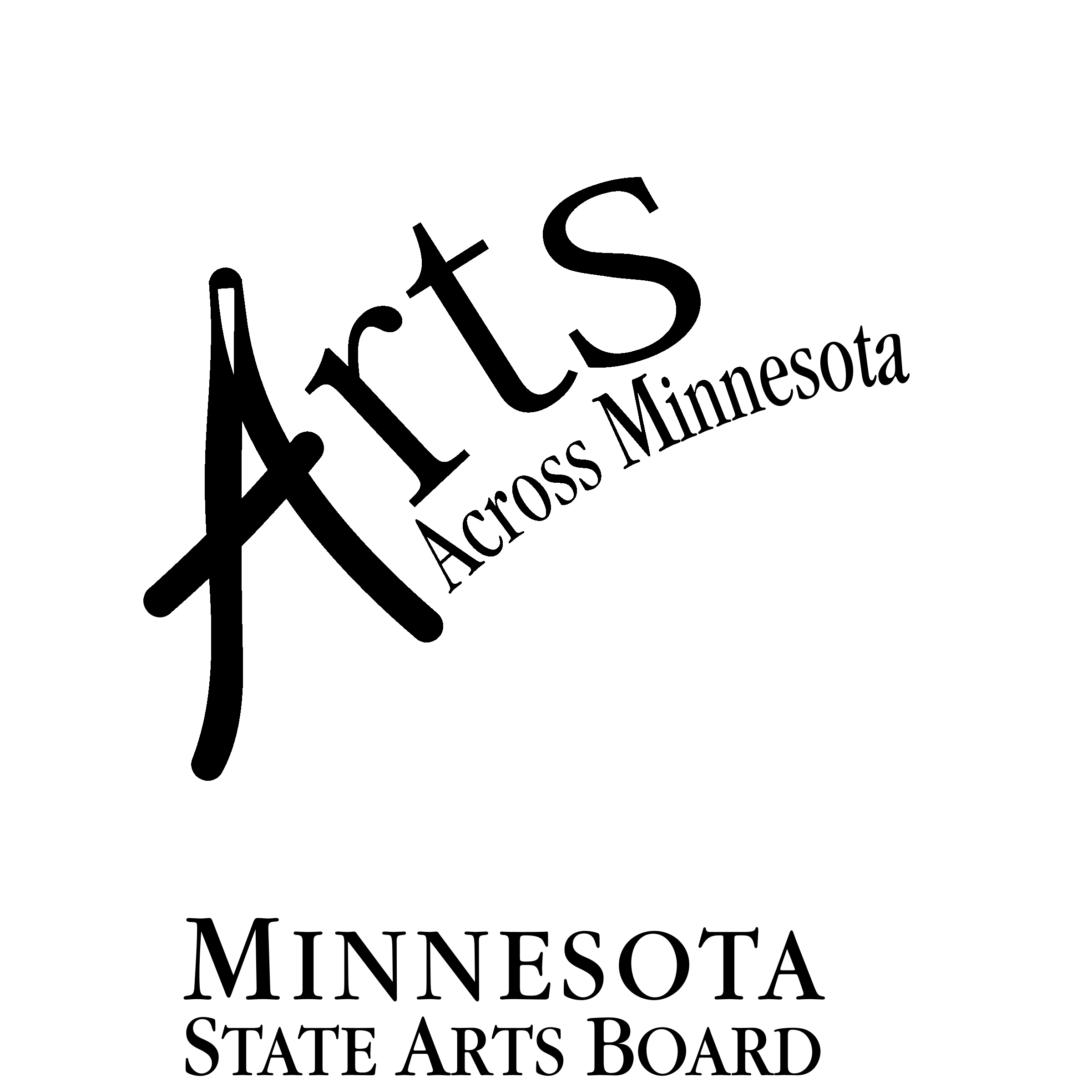 Arts Across Minnesota 01 Logo black and white