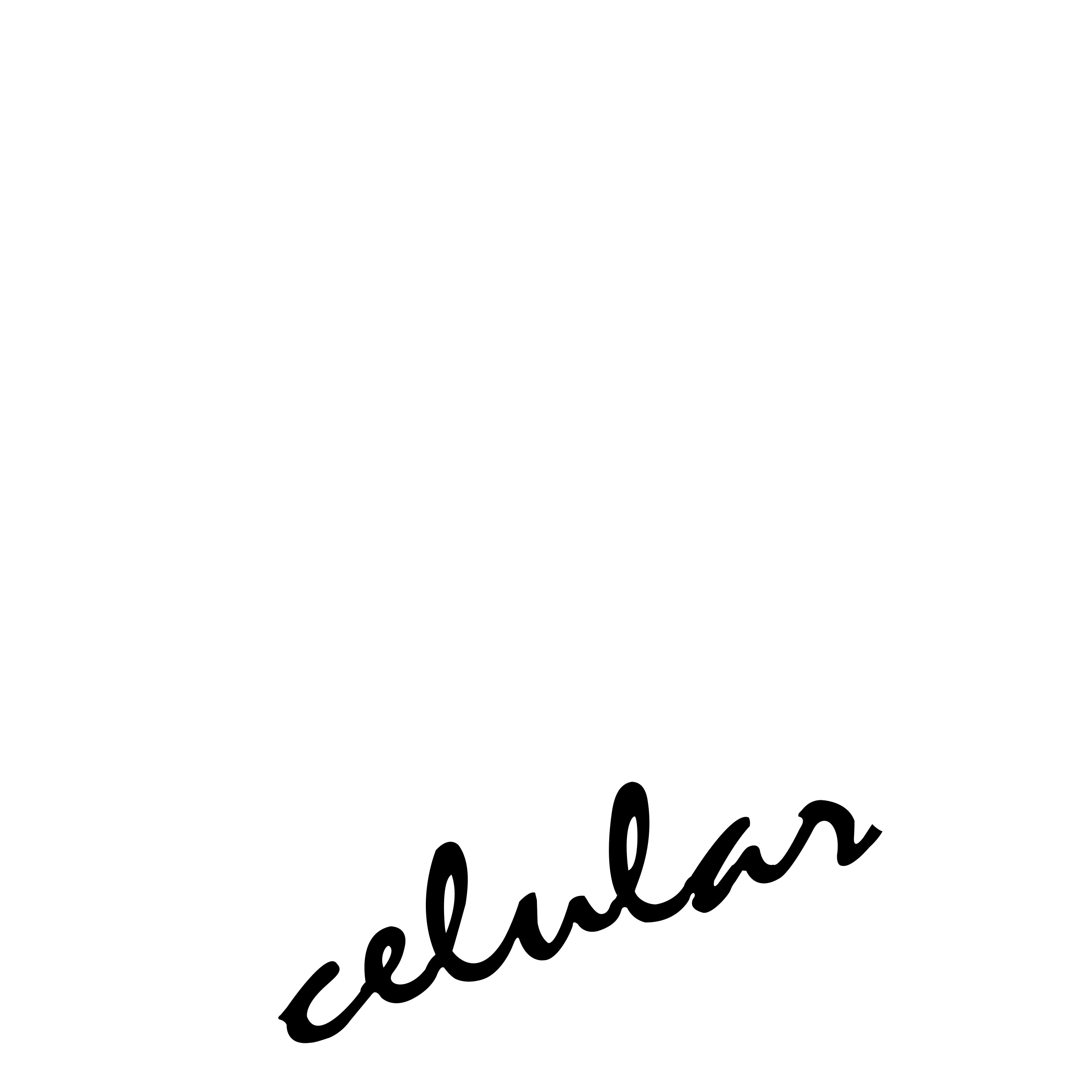 AS Celular Logo black and white