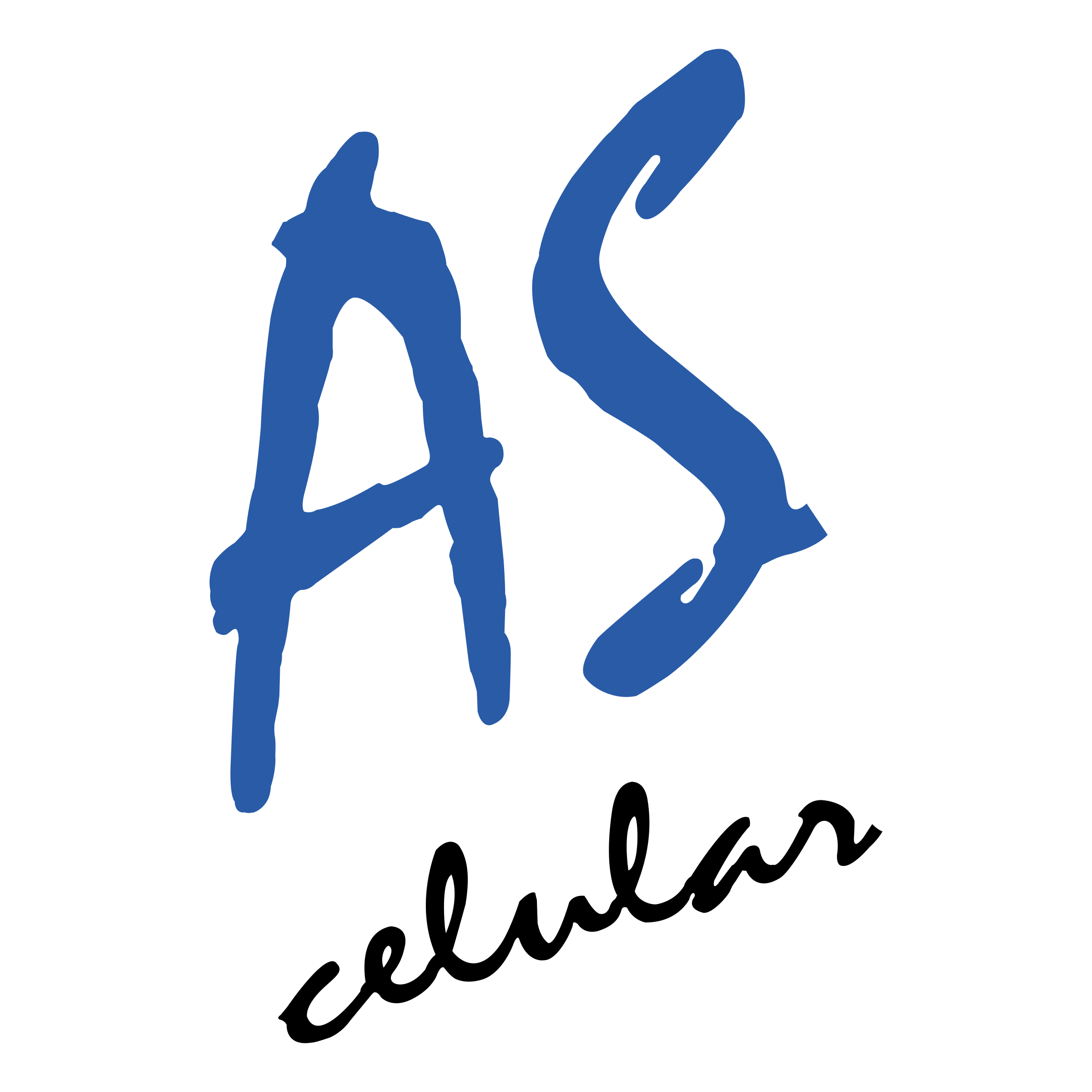 AS Celular Logo png transparent