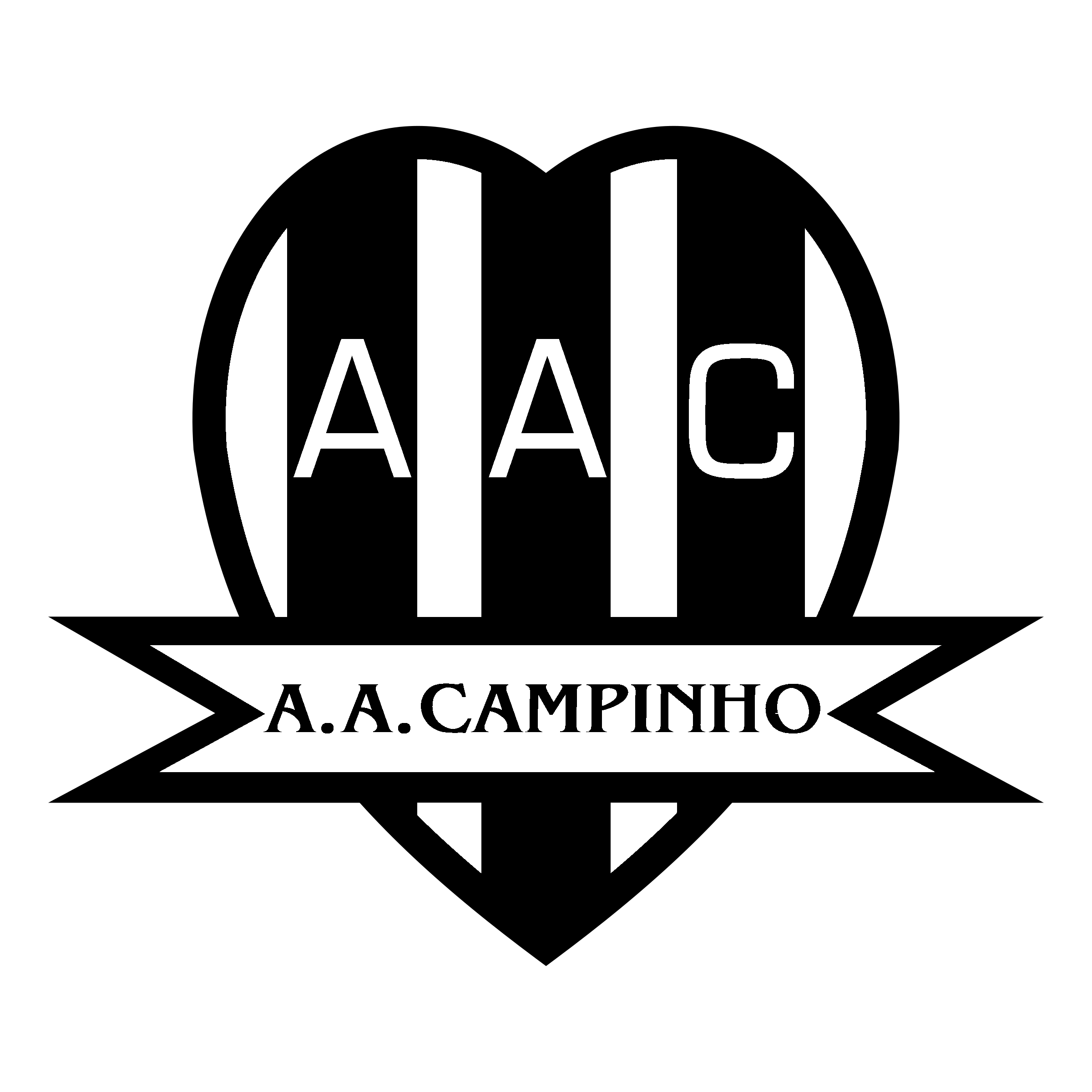 Associacao Atletica Campinho do Rio de Janeiro RJ 01 Logo black and white