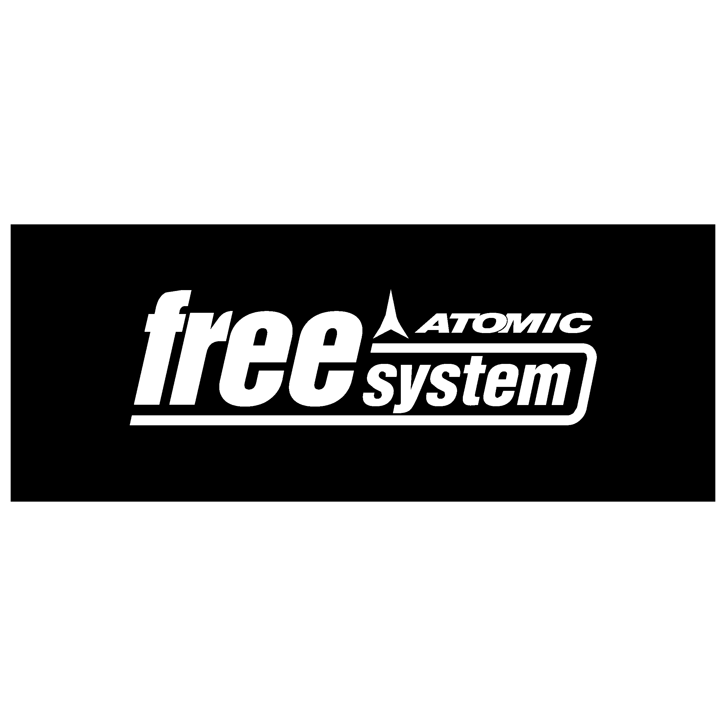 Atomic Free System 01 Logo black and white