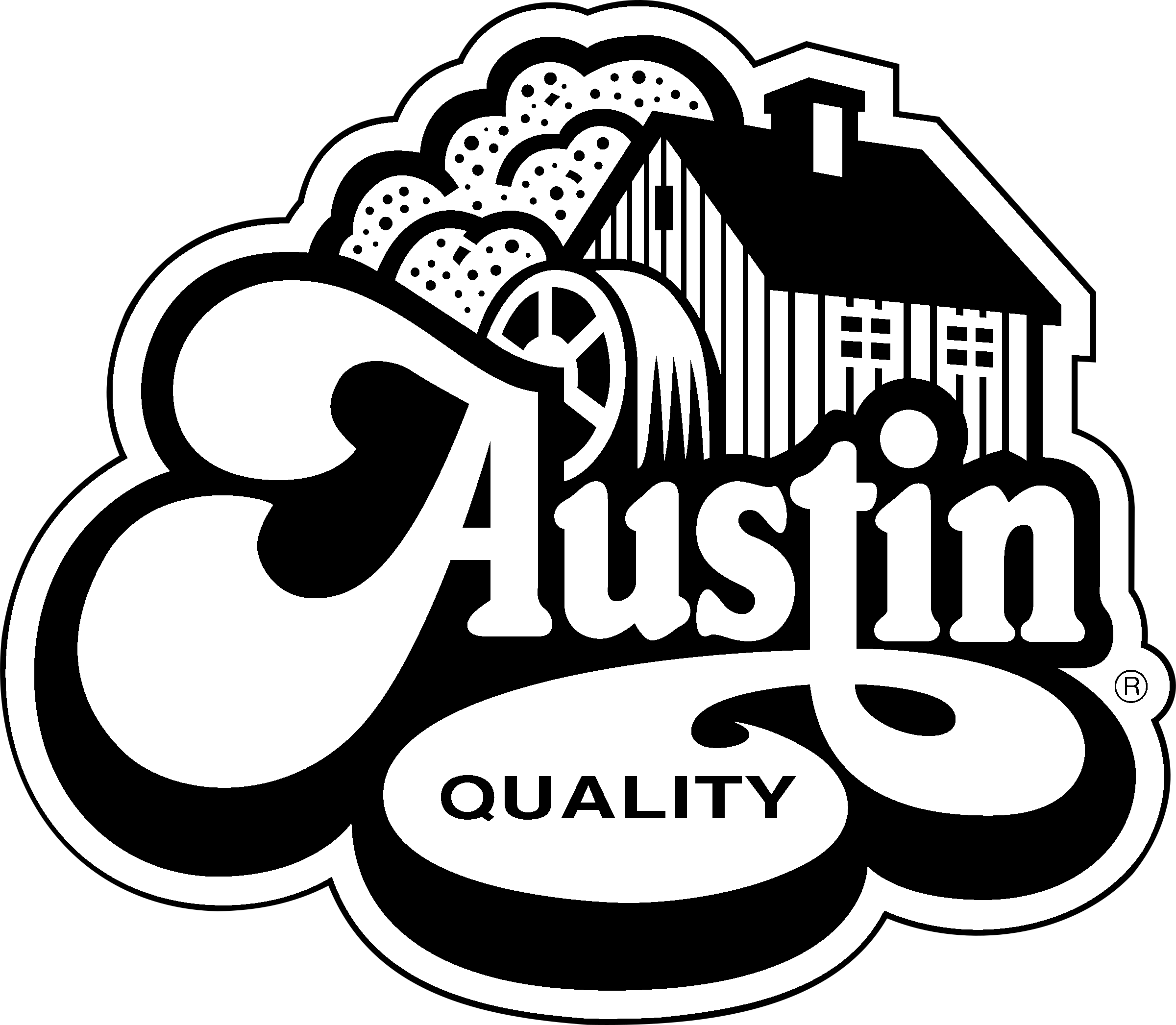 Austin Logo black and white