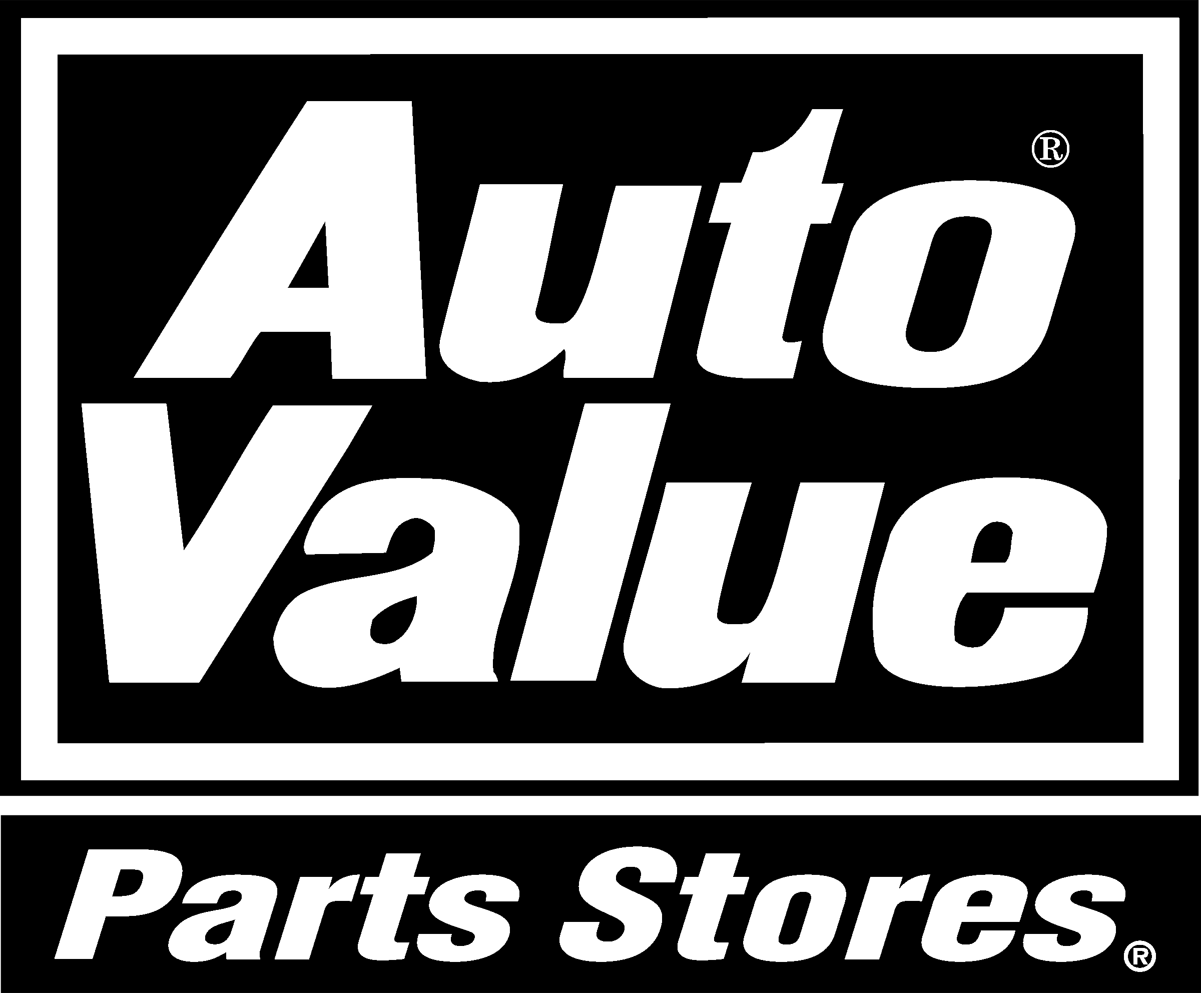 AUTO VALUE Logo black and white