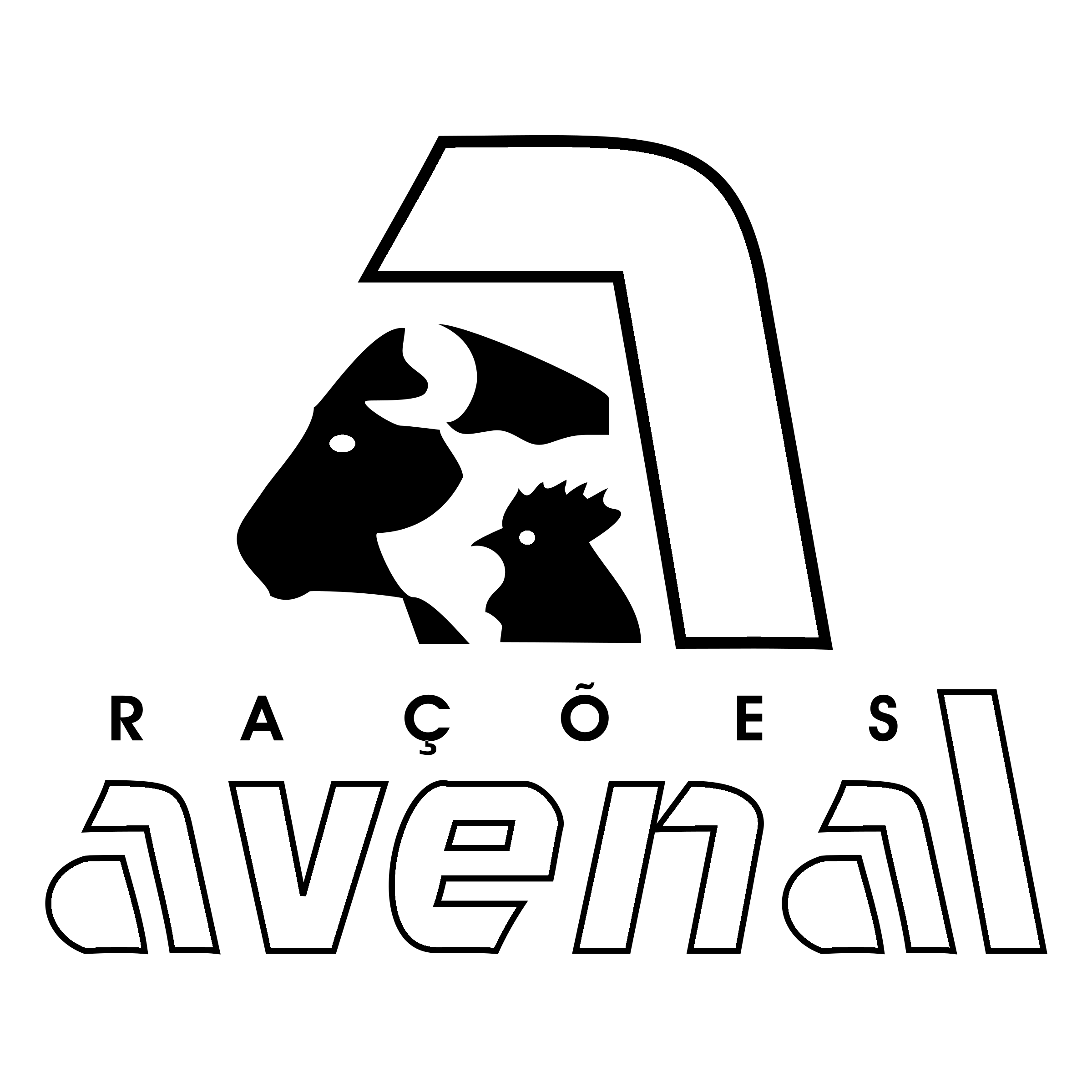 Avenal 01 Logo black and white