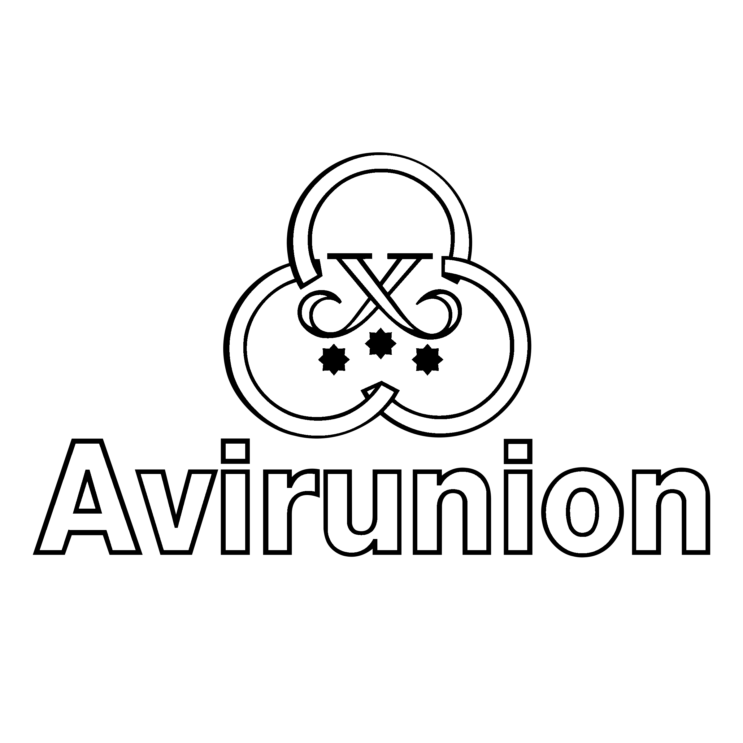 Avirunion 01 Logo black and white