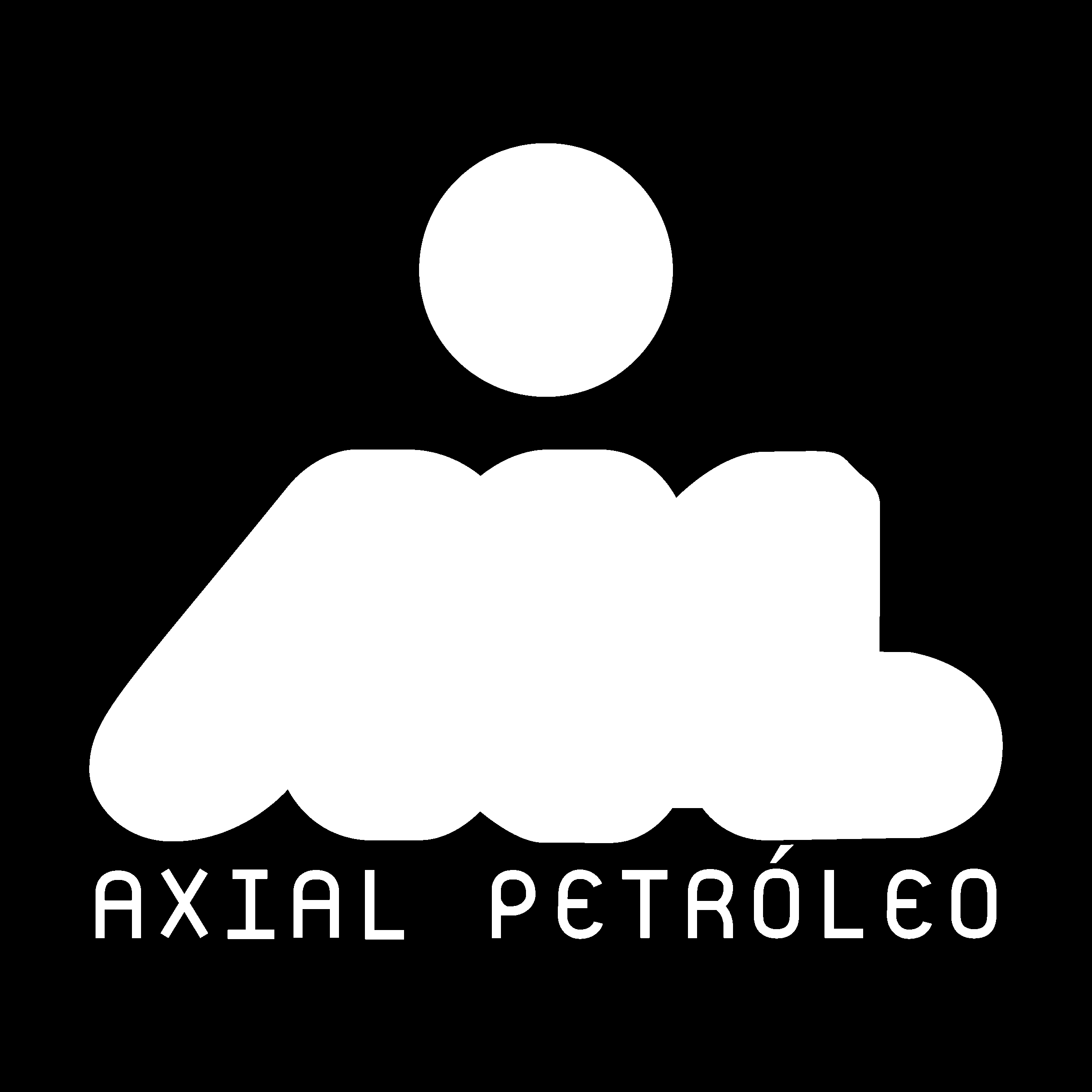 Axial Petroleo Logo black and white