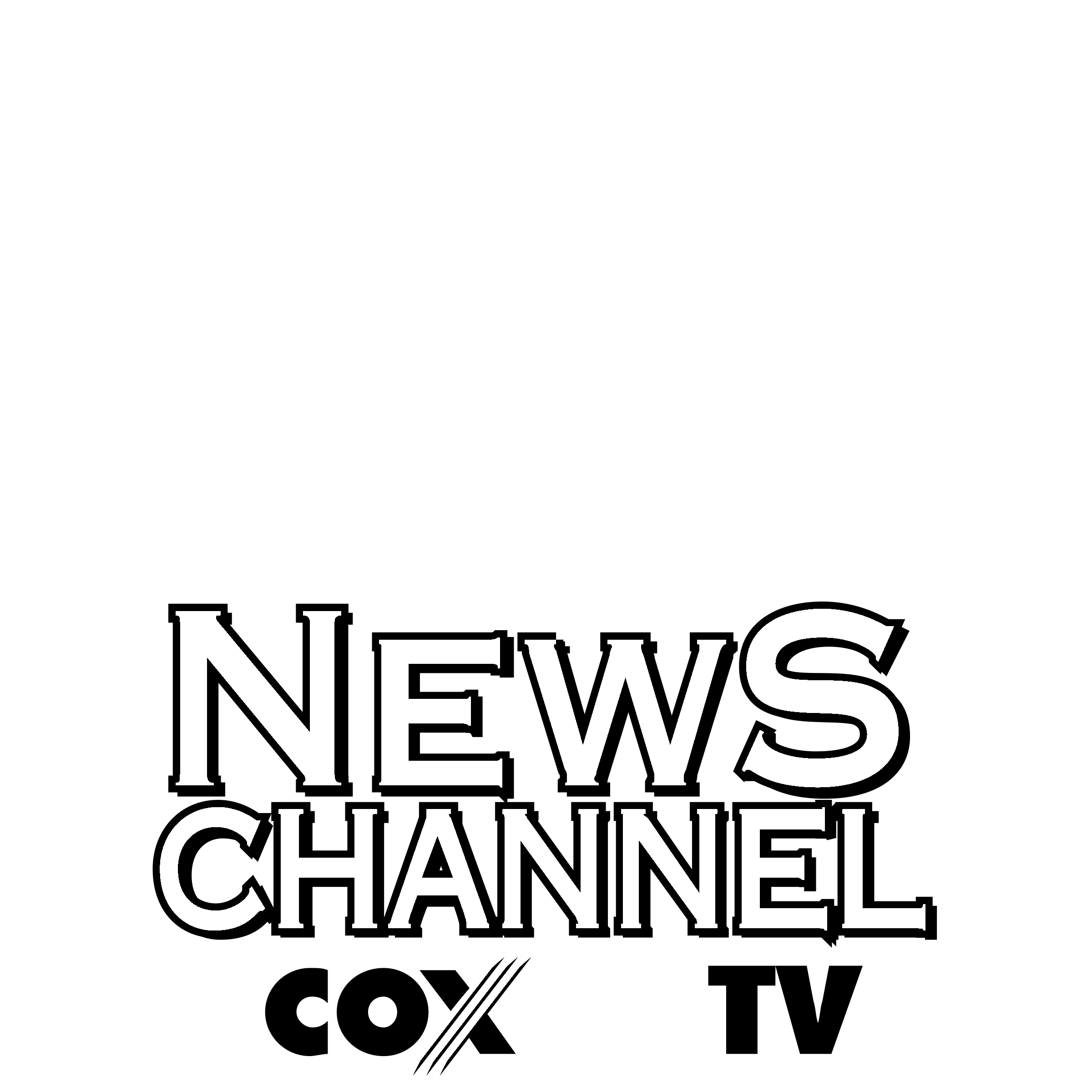 AZ News Channel 01 Logo black and white