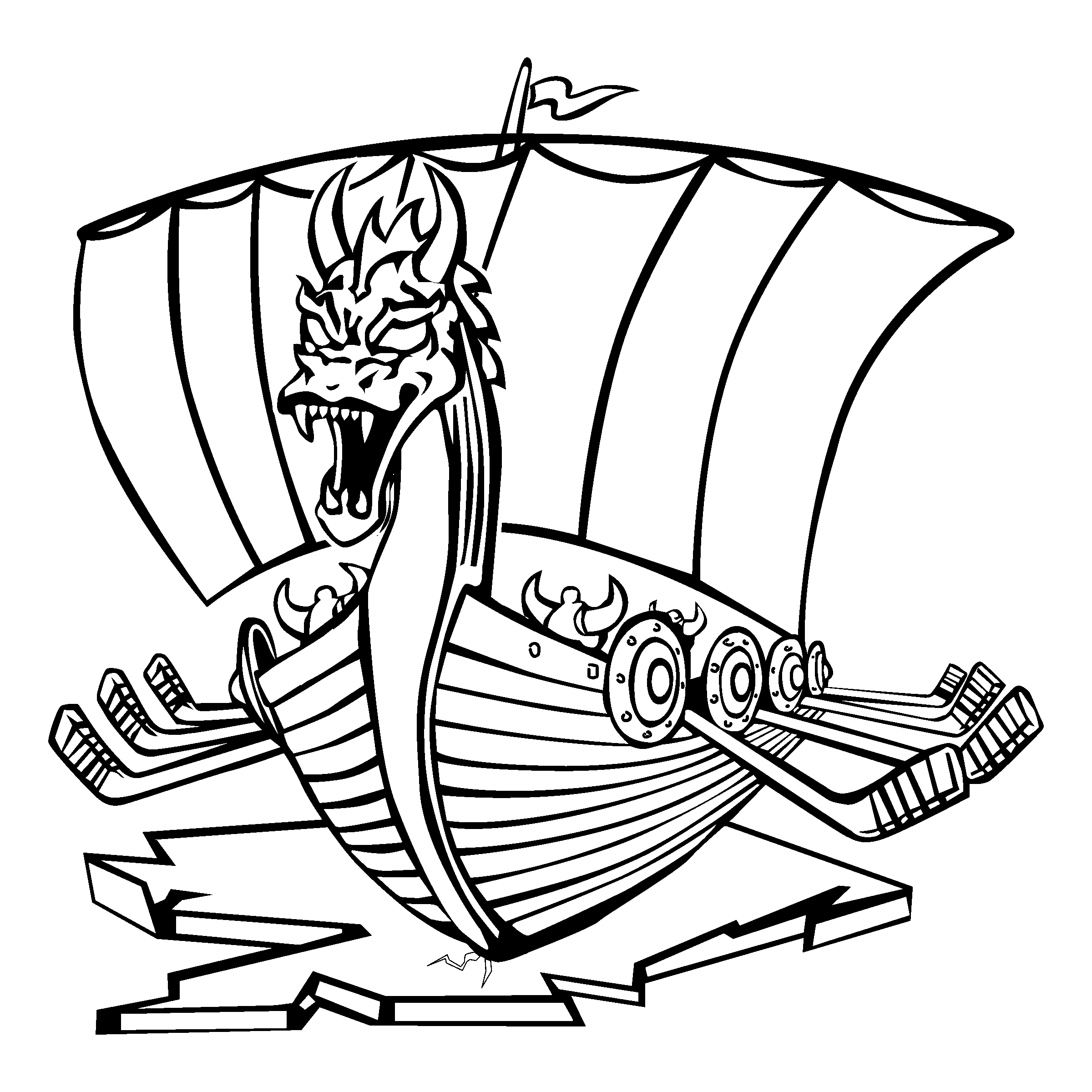 Baie Comeau Drakkar Logo PNG Transparent & SVG Vector Freebie Supply