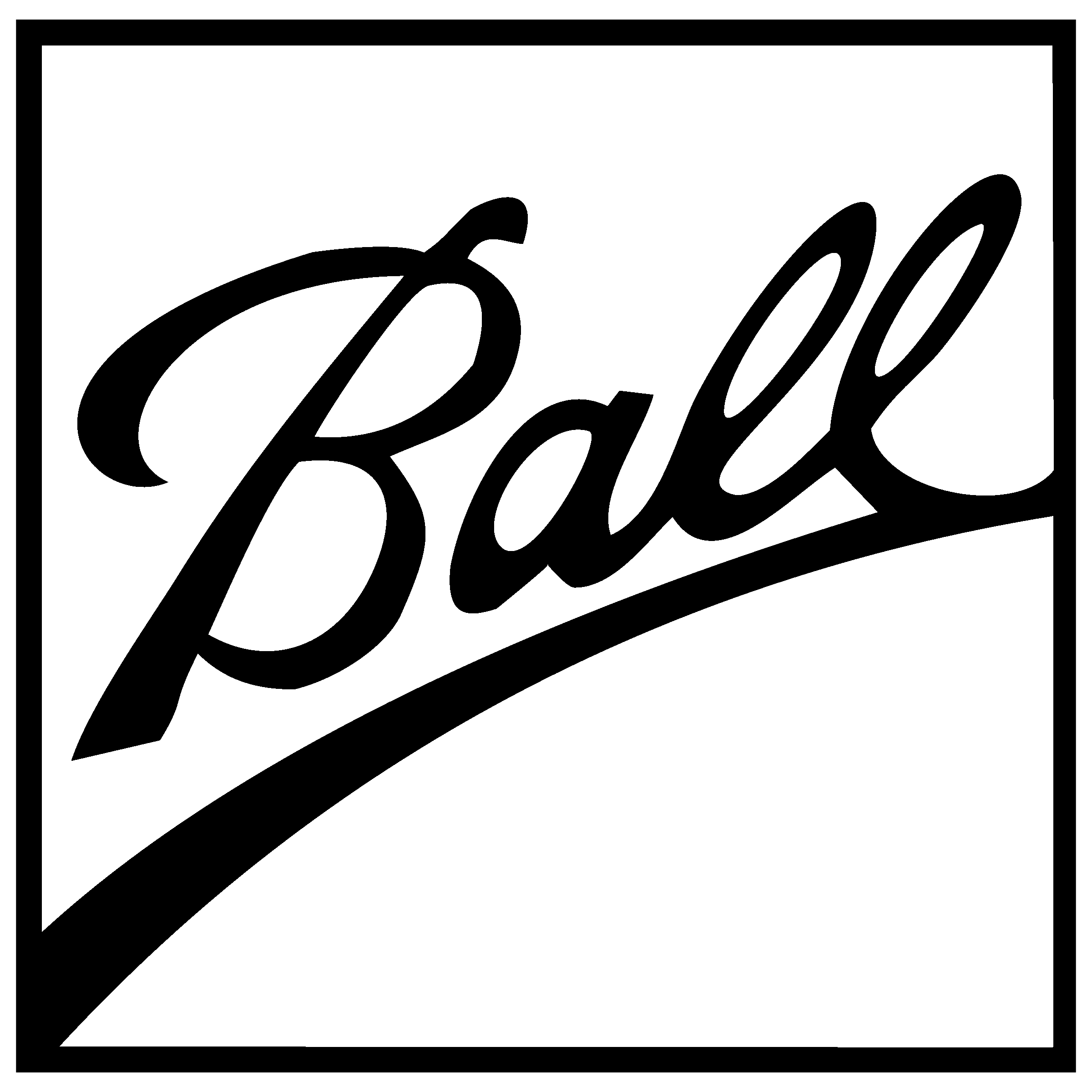 Ball 5704 Logo black and white