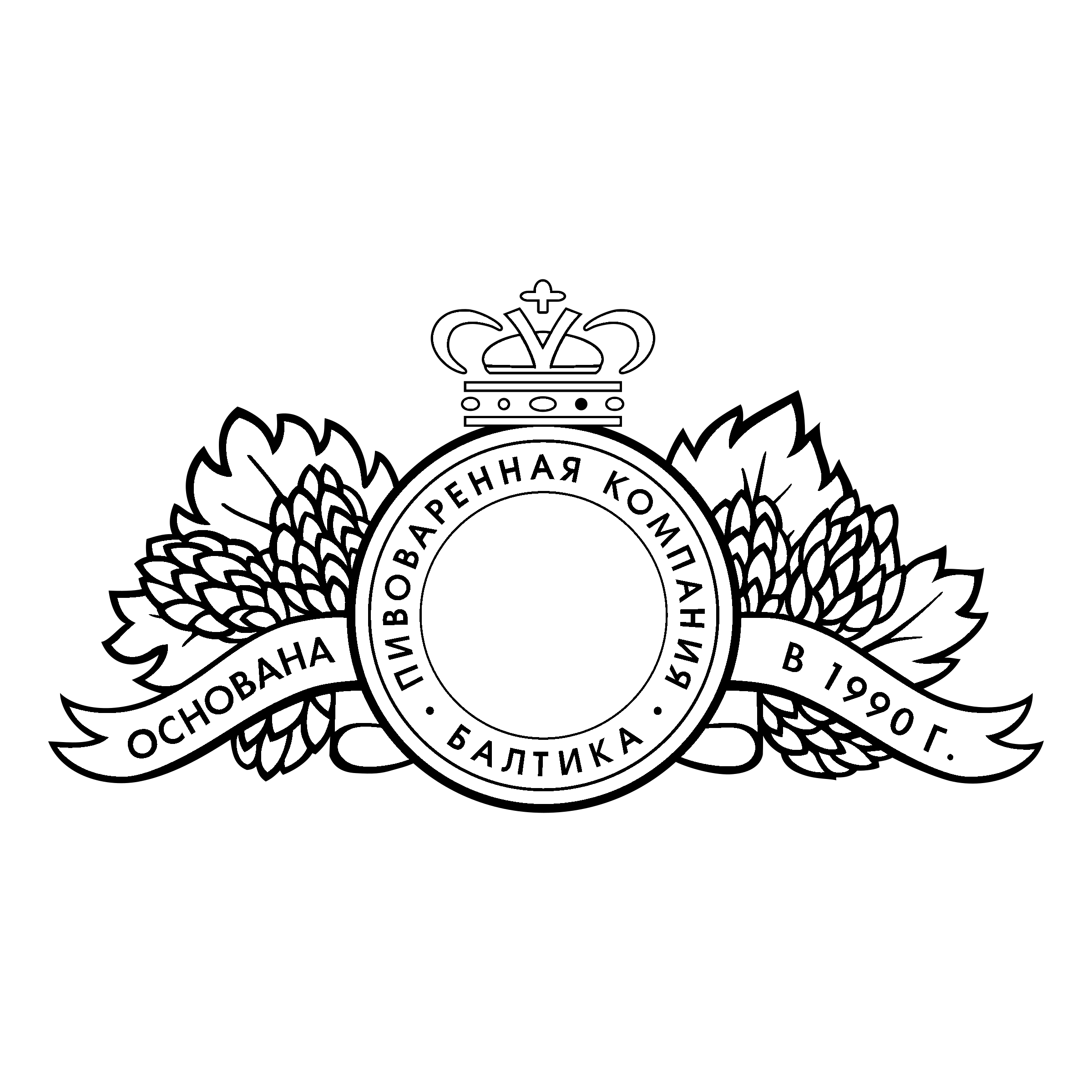 Baltika Logo black and white