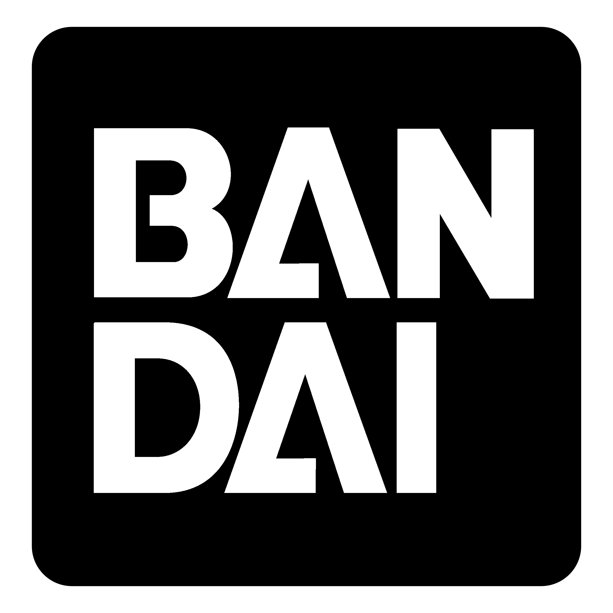 Ban Dai Logo black and white